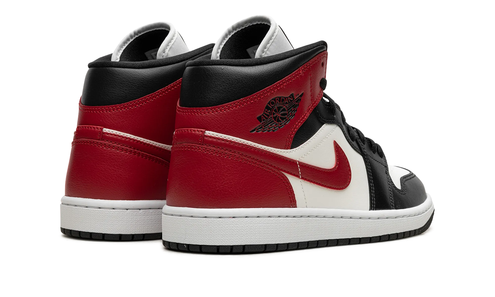 AIR JORDAN 1 MID WMNS "Black Toe" jordan womens sporty sneakers