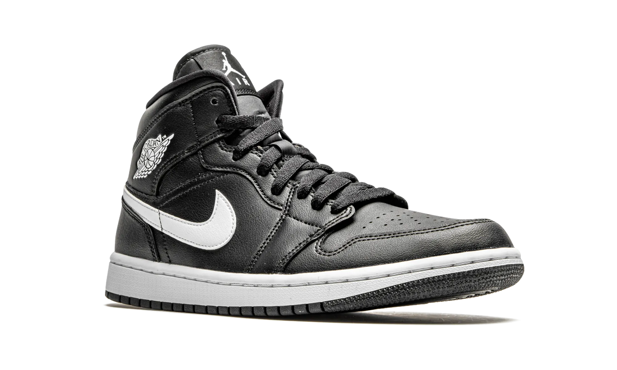 AIR JORDAN 1 MID WMNS "Black / White" jordan classic womens shoes