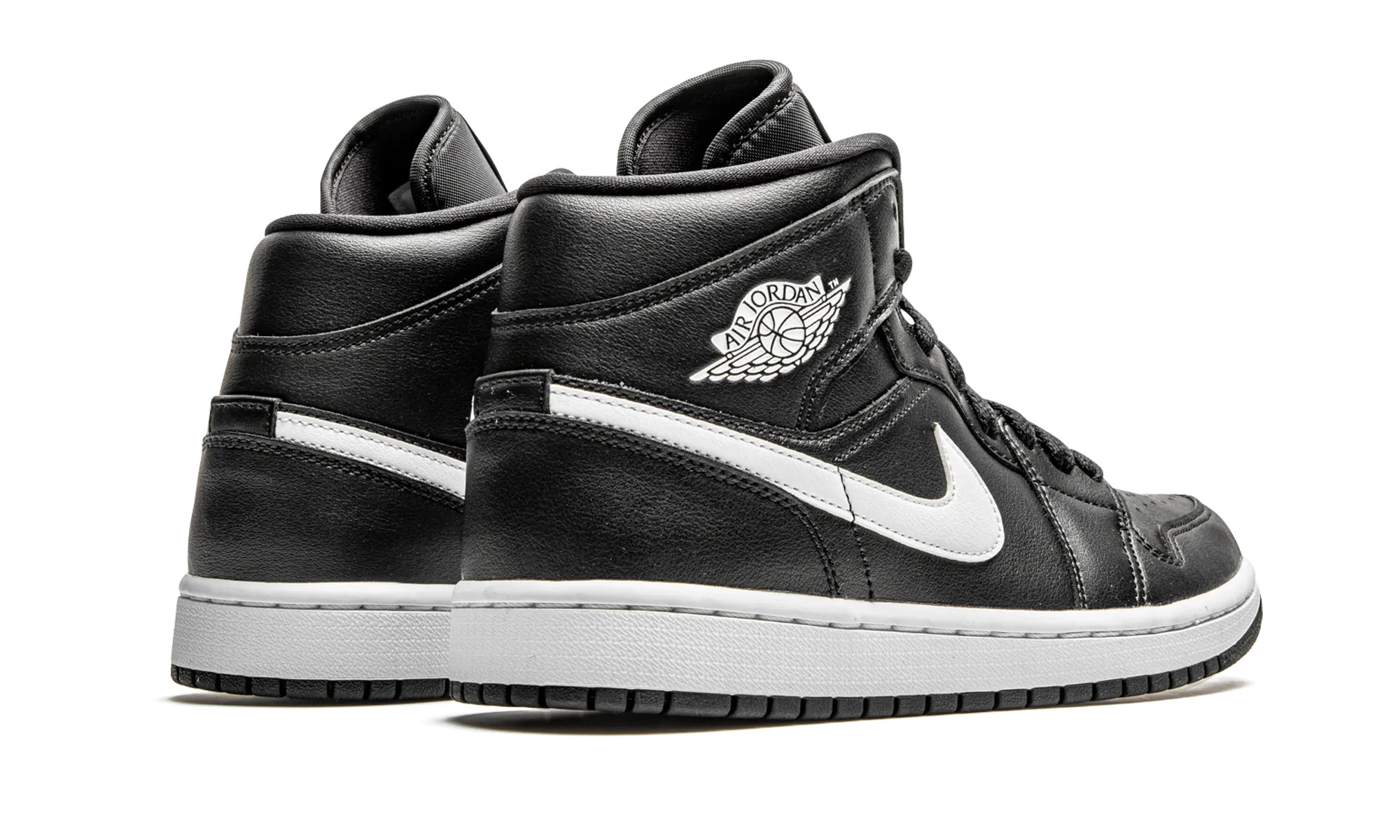 AIR JORDAN 1 MID WMNS "Black / White" jordan classic womens shoes