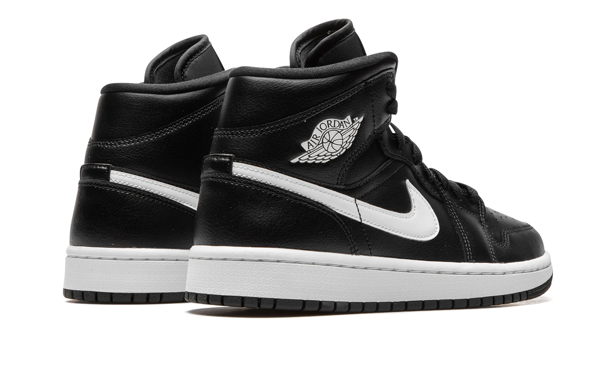 AIR JORDAN 1 MID WMNS "Black / White" jordan classic womens shoes