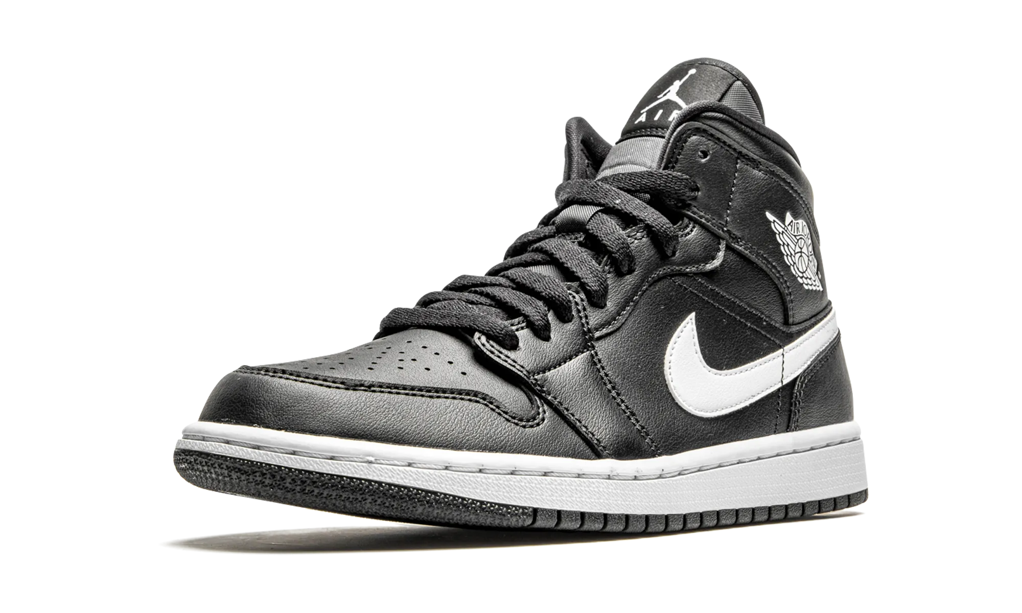 AIR JORDAN 1 MID WMNS "Black / White" jordan classic womens shoes
