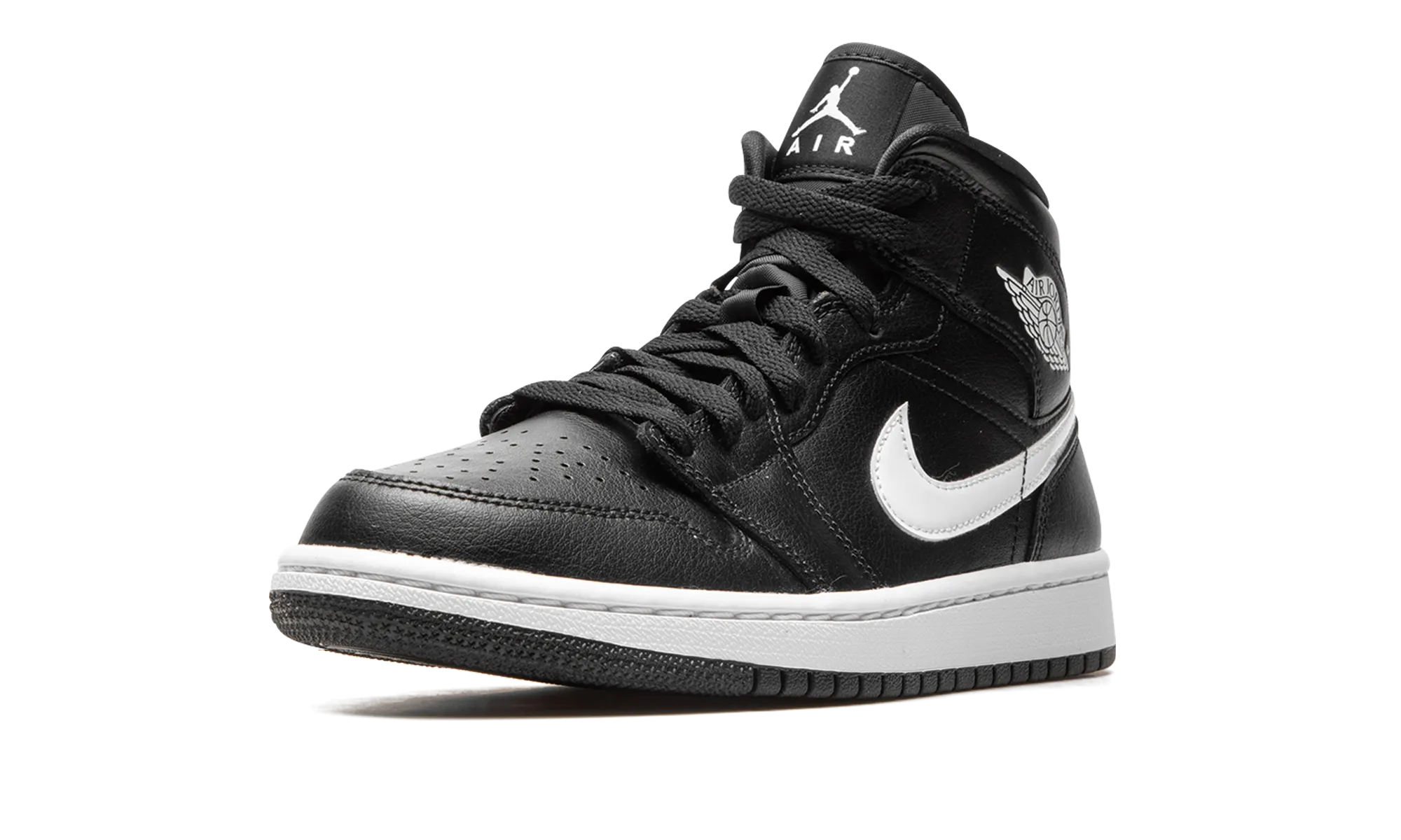 AIR JORDAN 1 MID WMNS "Black / White" jordan classic womens shoes