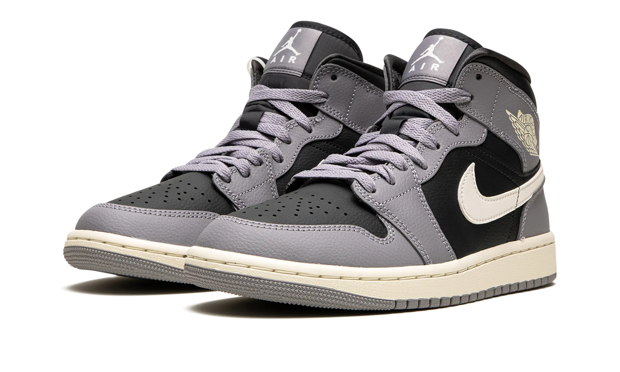 AIR JORDAN 1 MID WMNS "CEMENT GREY" jordan classic womens shoes