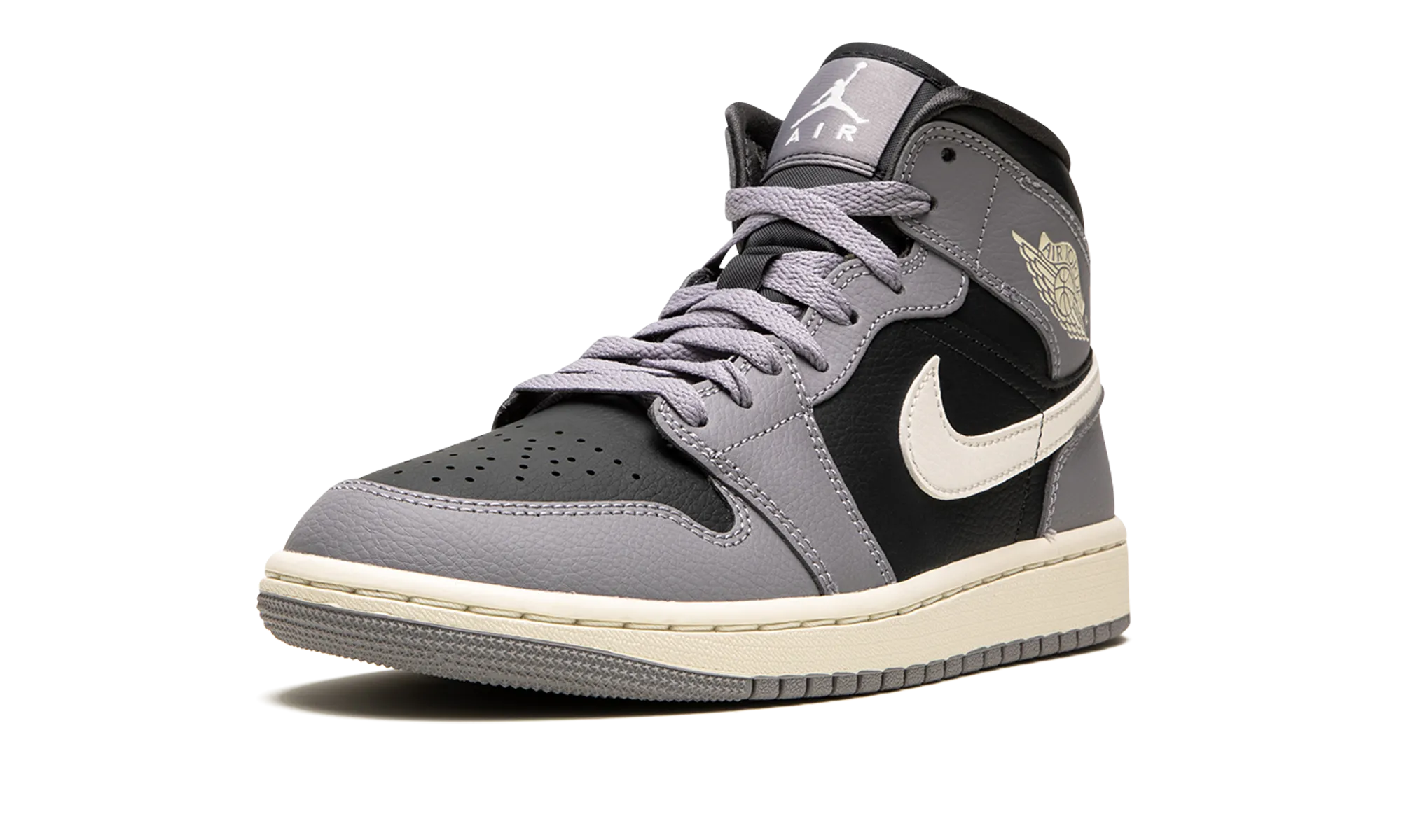 AIR JORDAN 1 MID WMNS "CEMENT GREY" jordan classic womens shoes