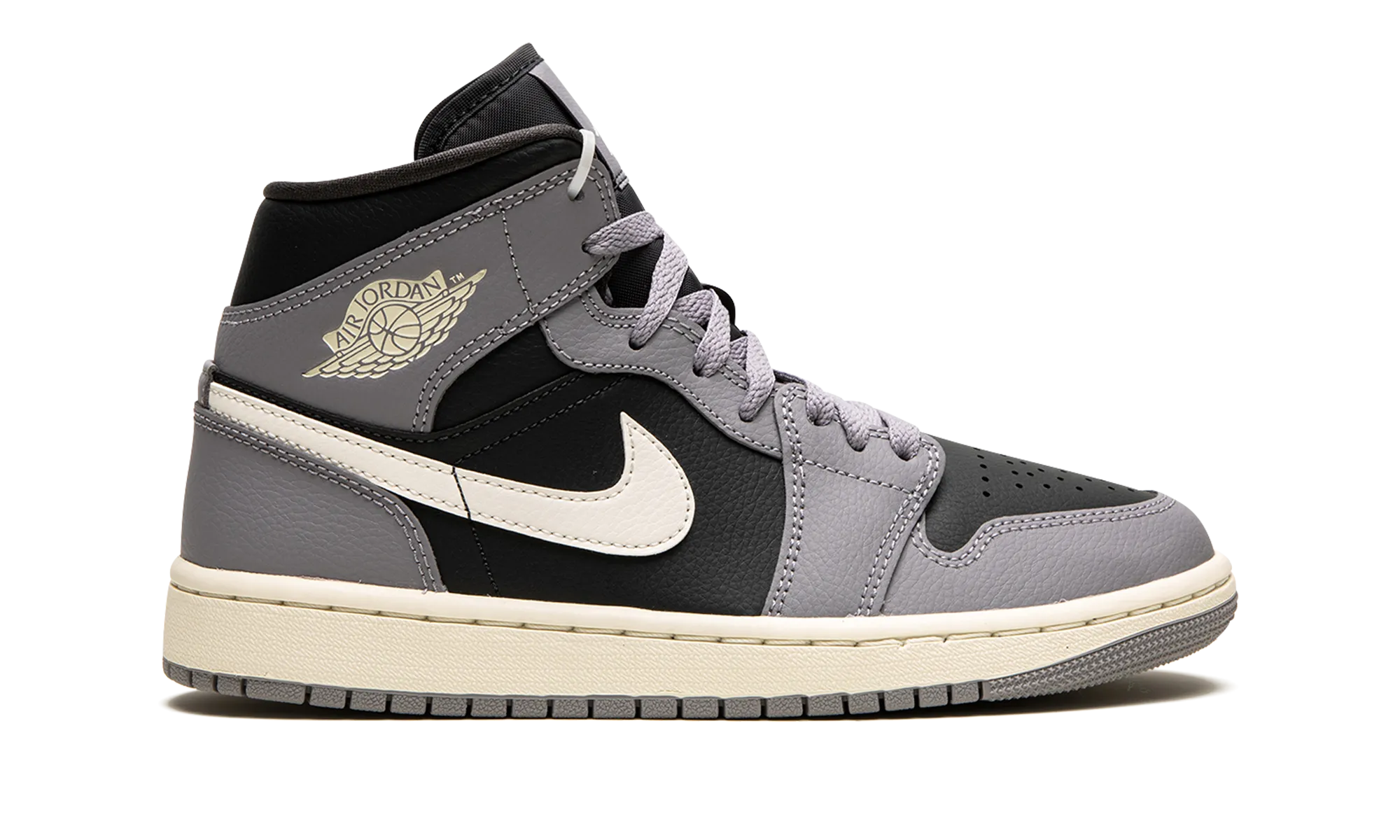 AIR JORDAN 1 MID WMNS "CEMENT GREY" jordan classic womens shoes