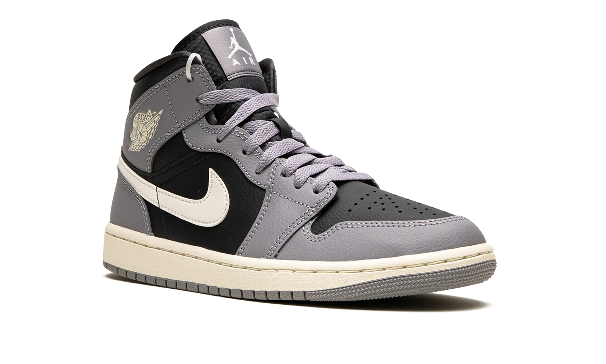 AIR JORDAN 1 MID WMNS "CEMENT GREY" jordan classic womens shoes