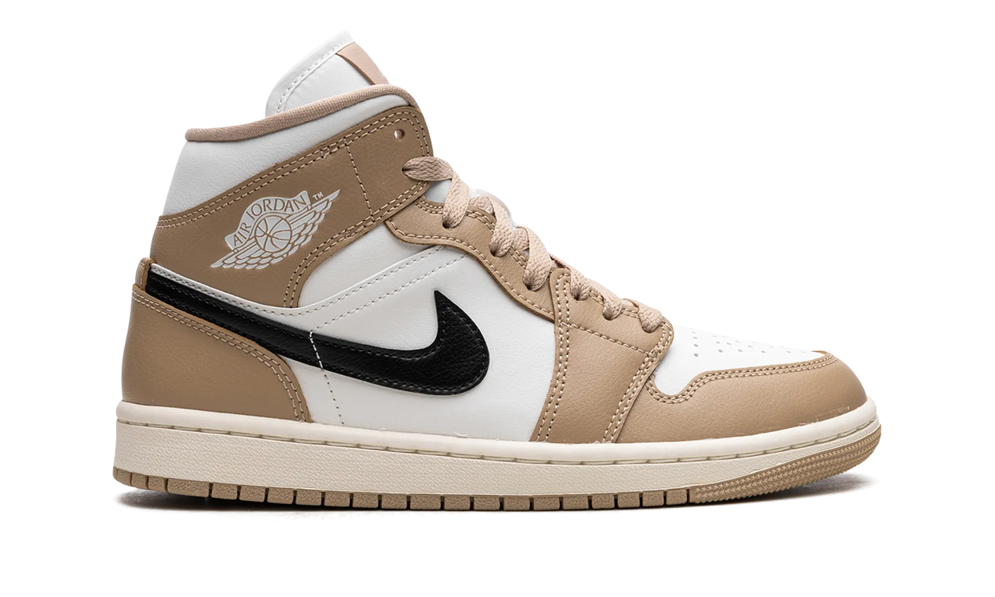 AIR JORDAN 1 MID WMNS "Desert" jordan classic womens shoes