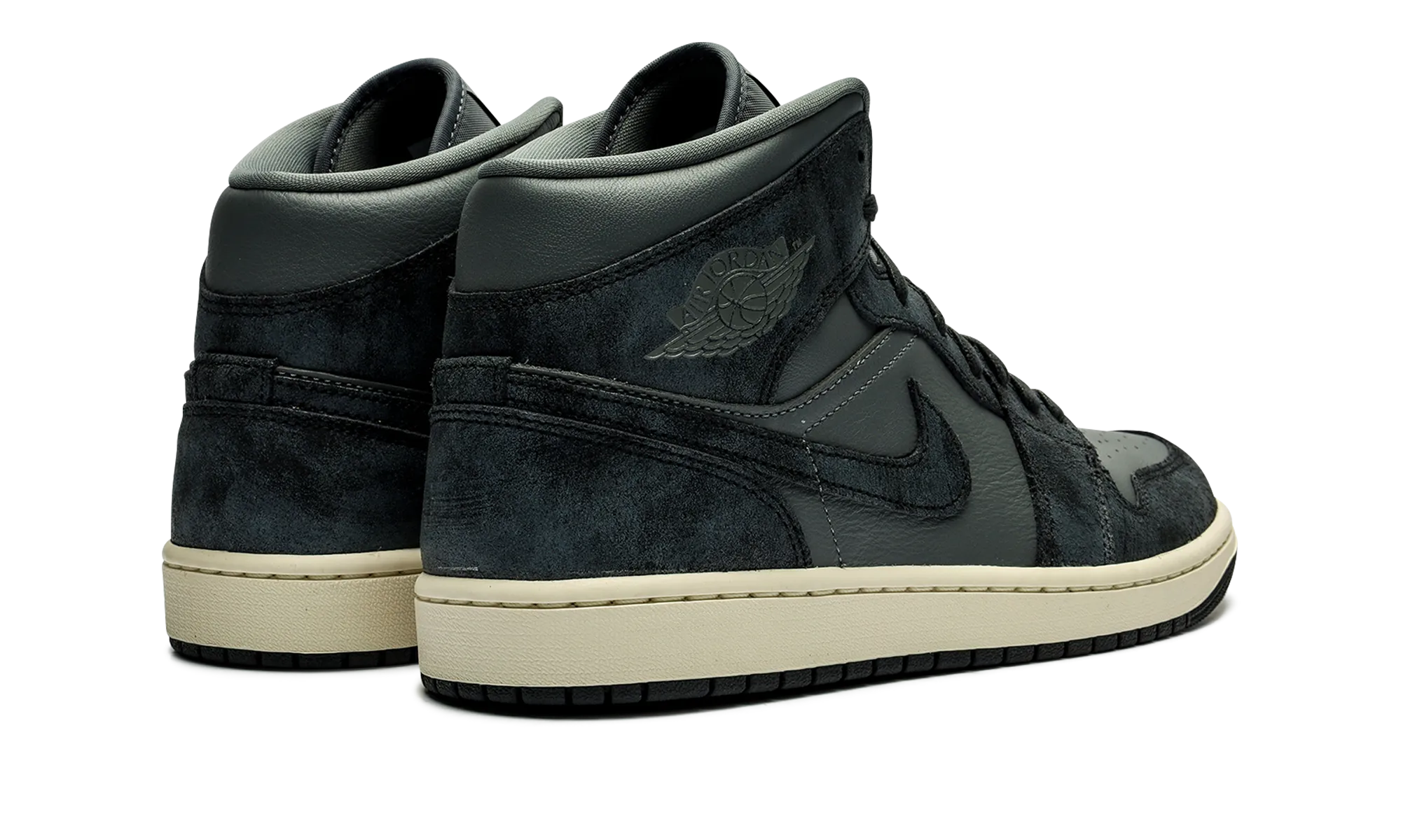 AIR JORDAN 1 MID WMNS "DISTRESSED SMOKE GREY" jordan womens sporty sneakers