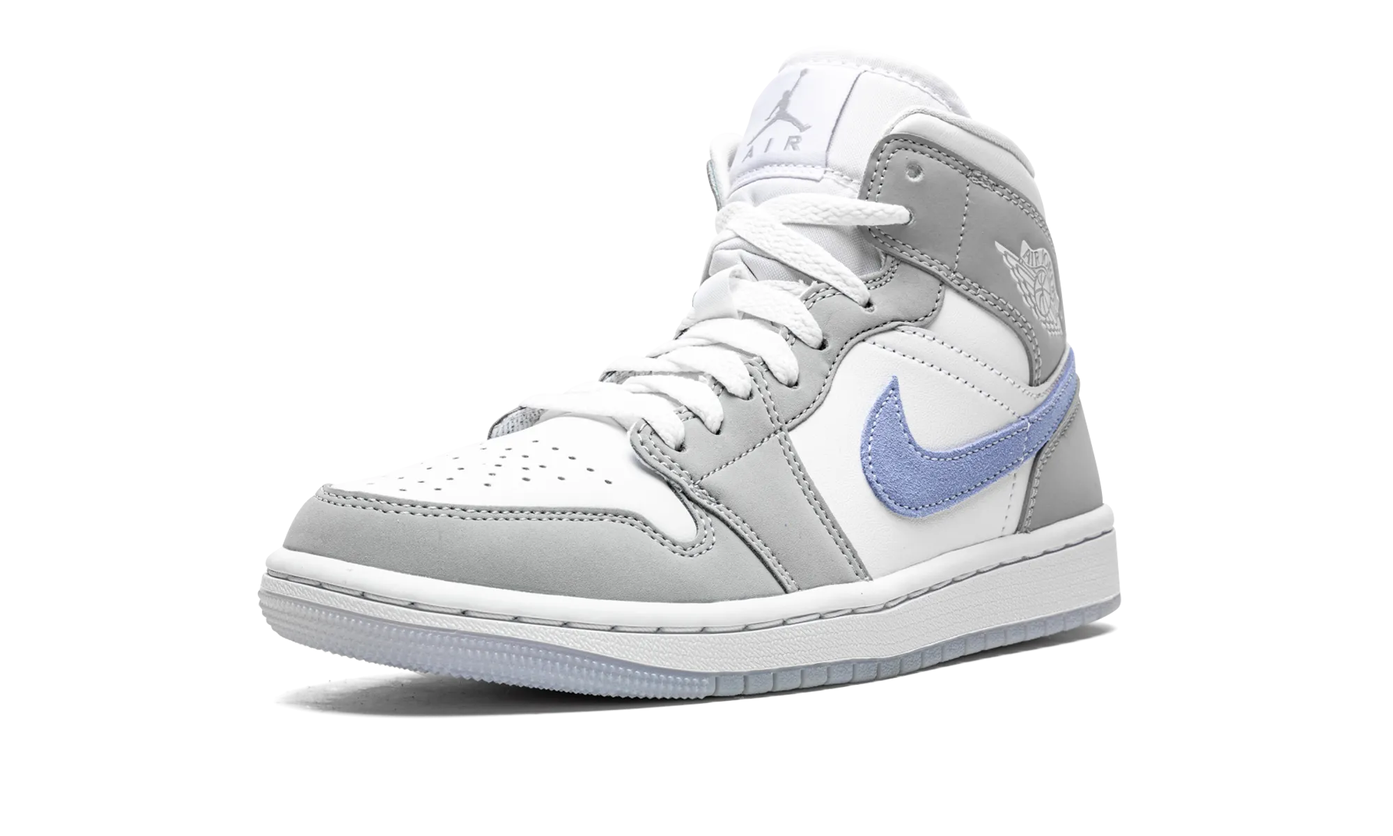 AIR JORDAN 1 MID WMNS "Grey Blue" jordan classic womens shoes