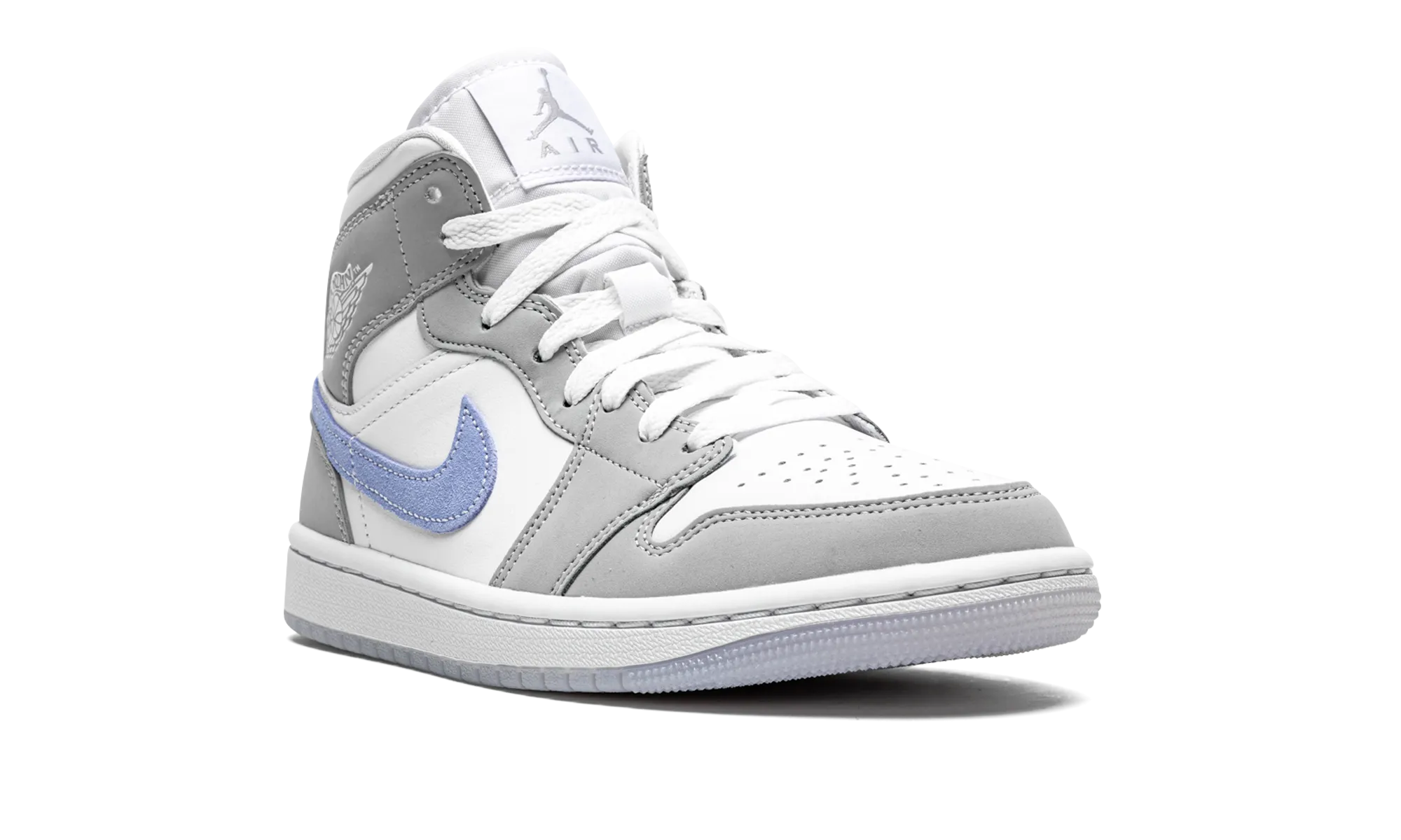 AIR JORDAN 1 MID WMNS "Grey Blue" jordan classic womens shoes