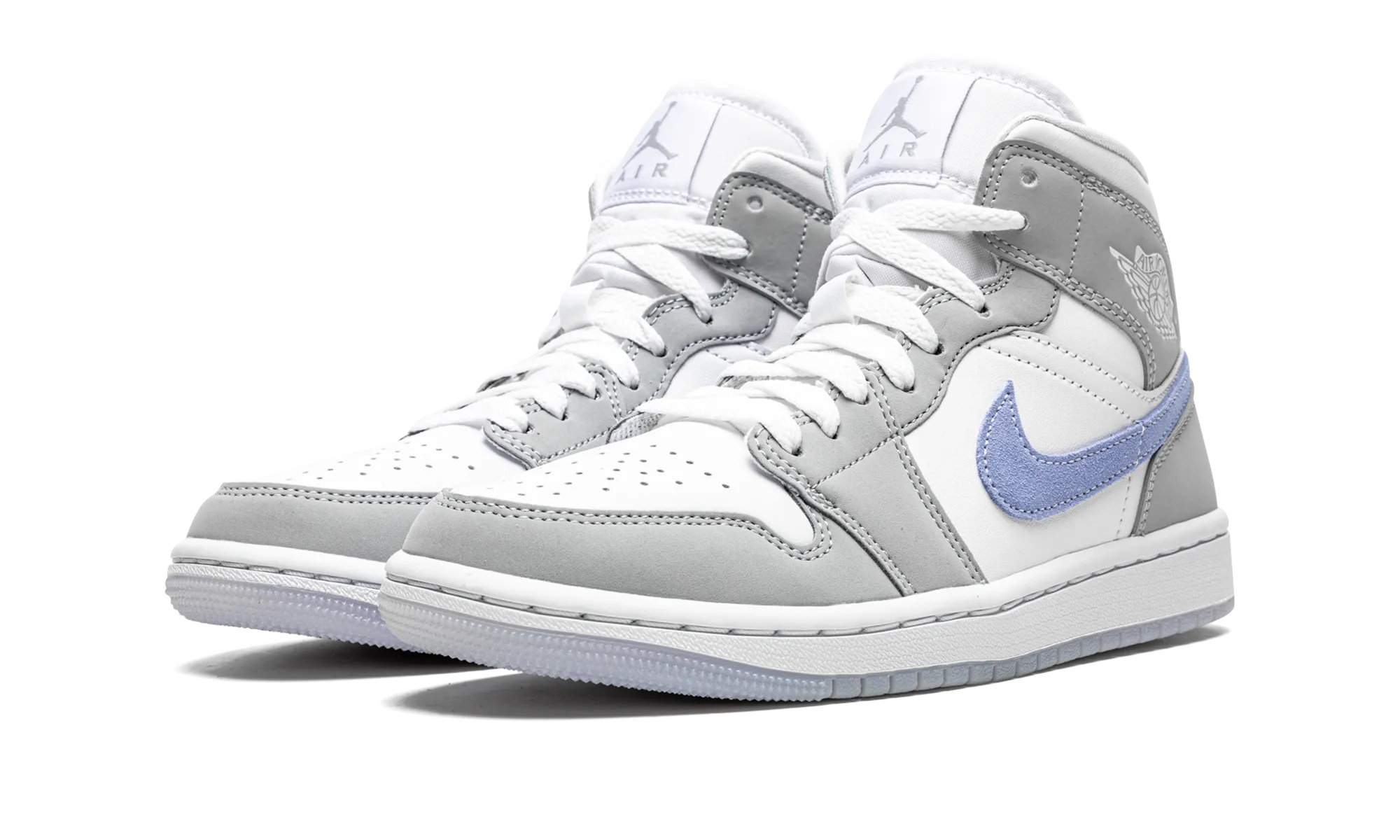 AIR JORDAN 1 MID WMNS "Grey Blue" jordan classic womens shoes