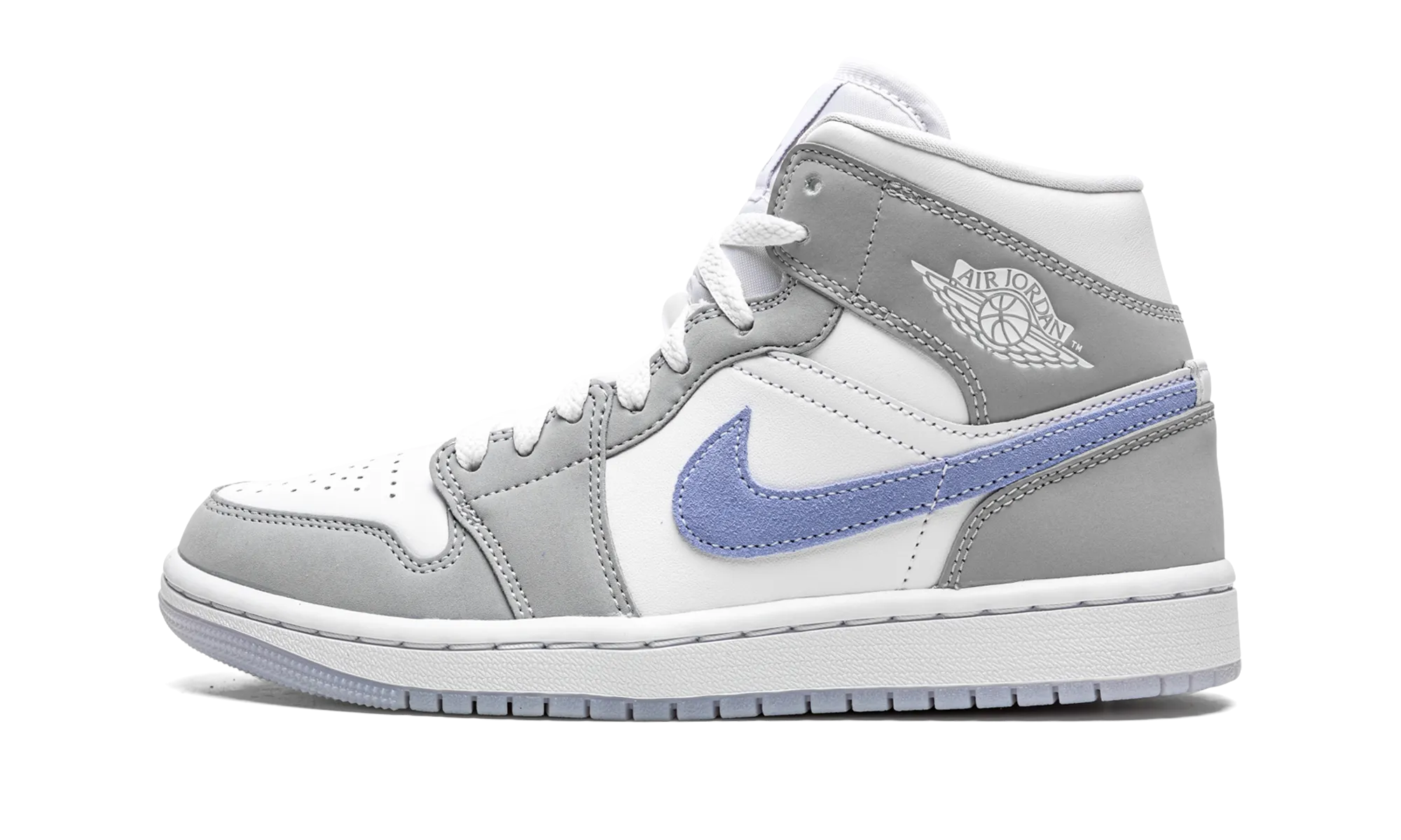AIR JORDAN 1 MID WMNS "Grey Blue" jordan classic womens shoes