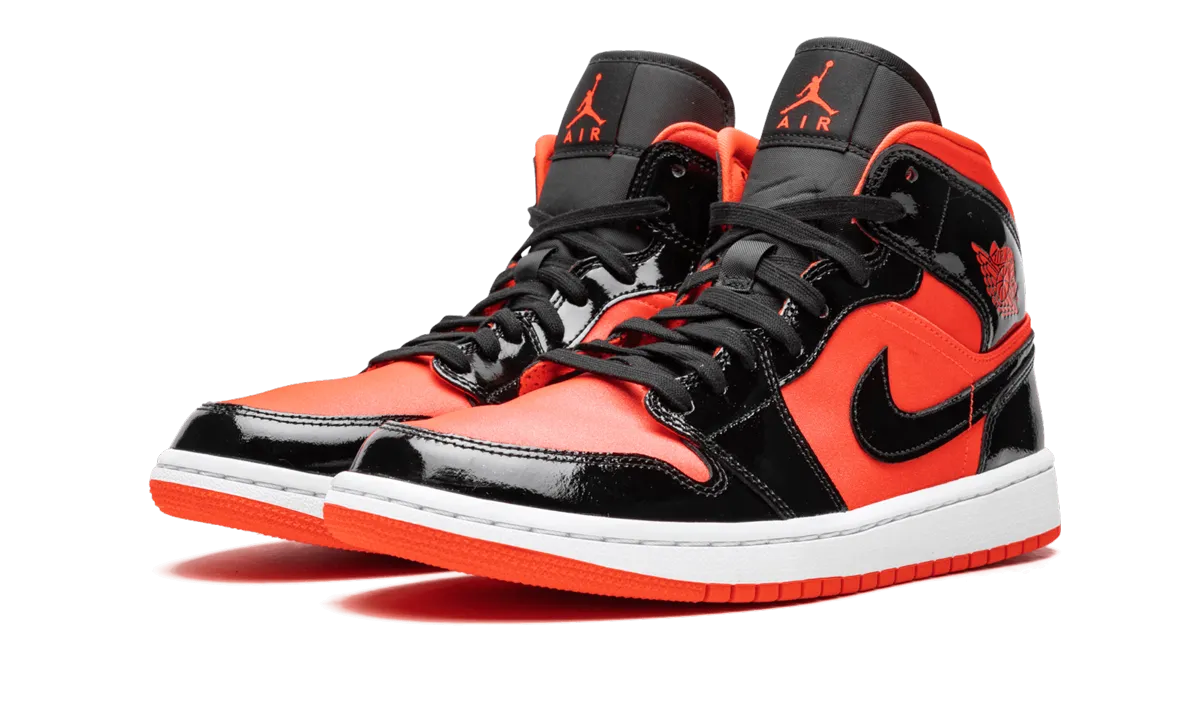 AIR JORDAN 1 MID WMNS "Hot Punch" jordan womens sporty sneakers