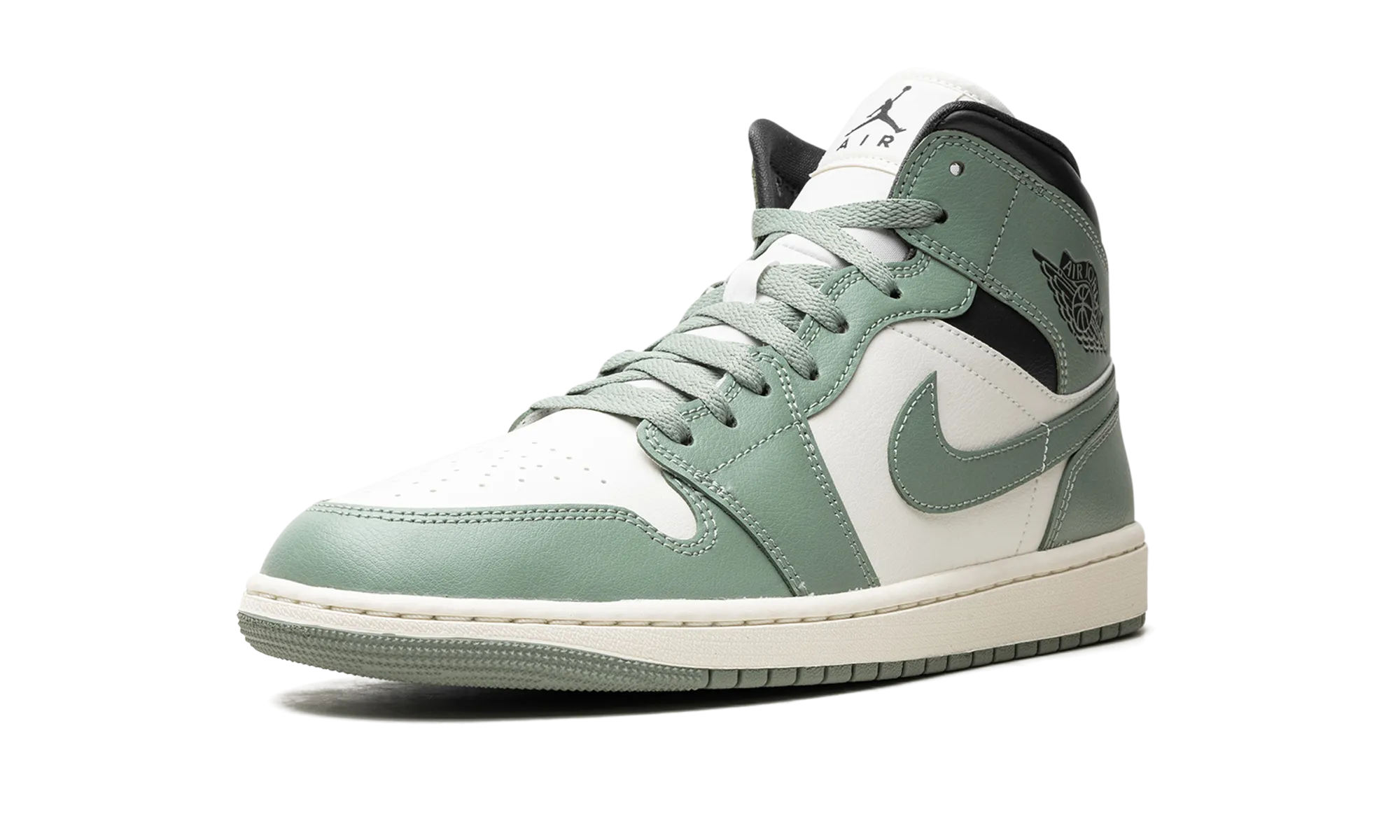 AIR JORDAN 1 MID WMNS "JADE SMOKE" jordan womens sporty sneakers