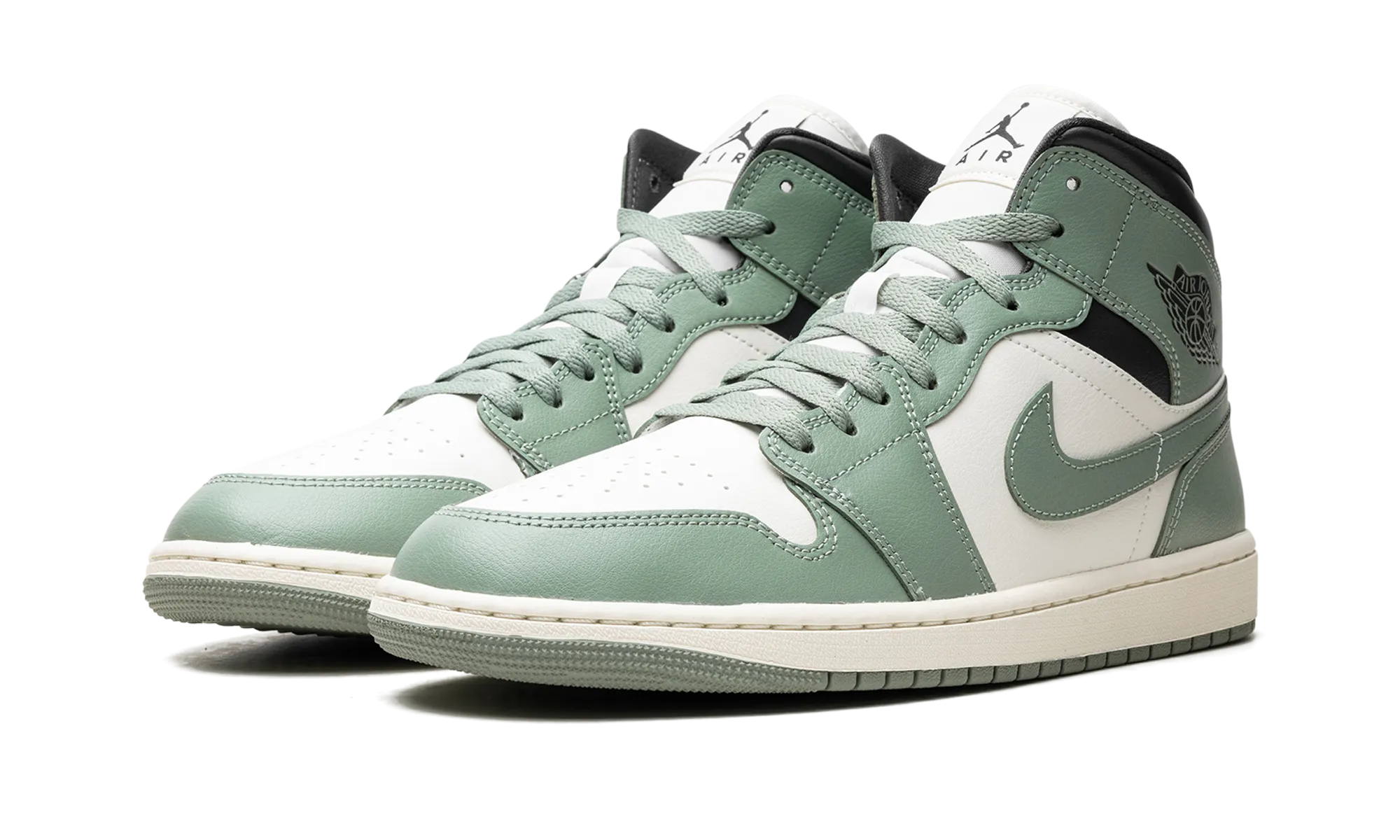 AIR JORDAN 1 MID WMNS "JADE SMOKE" jordan womens sporty sneakers
