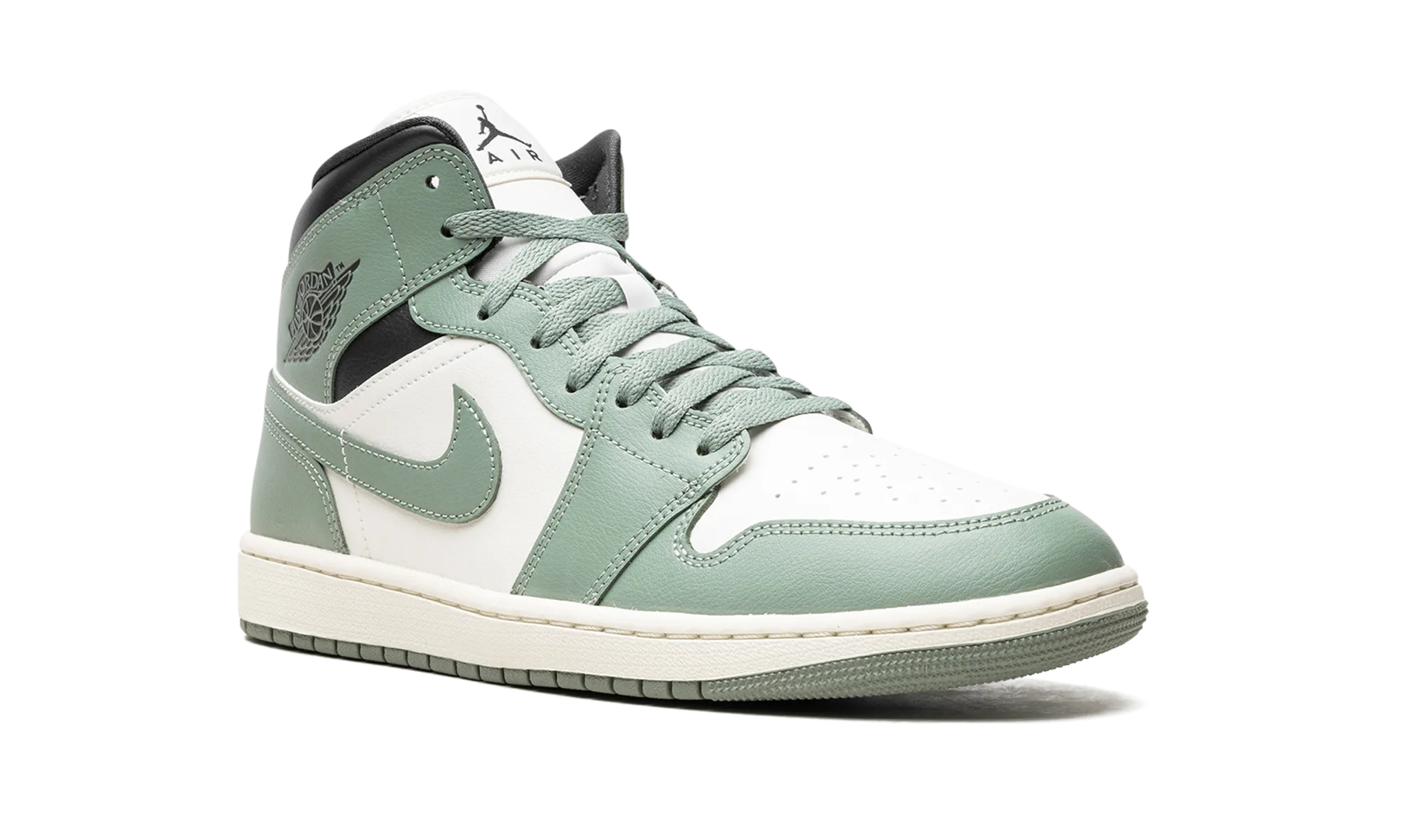 AIR JORDAN 1 MID WMNS "JADE SMOKE" jordan womens sporty sneakers