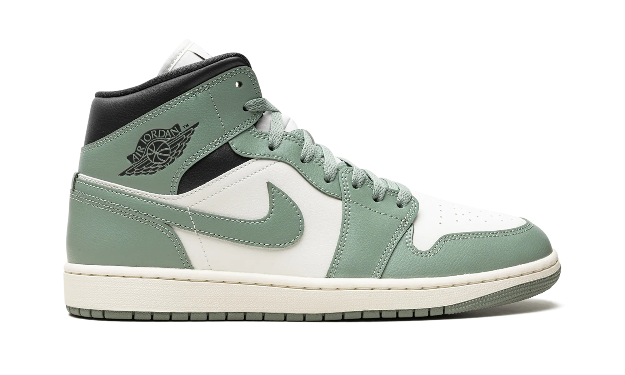 AIR JORDAN 1 MID WMNS "JADE SMOKE" jordan womens sporty sneakers