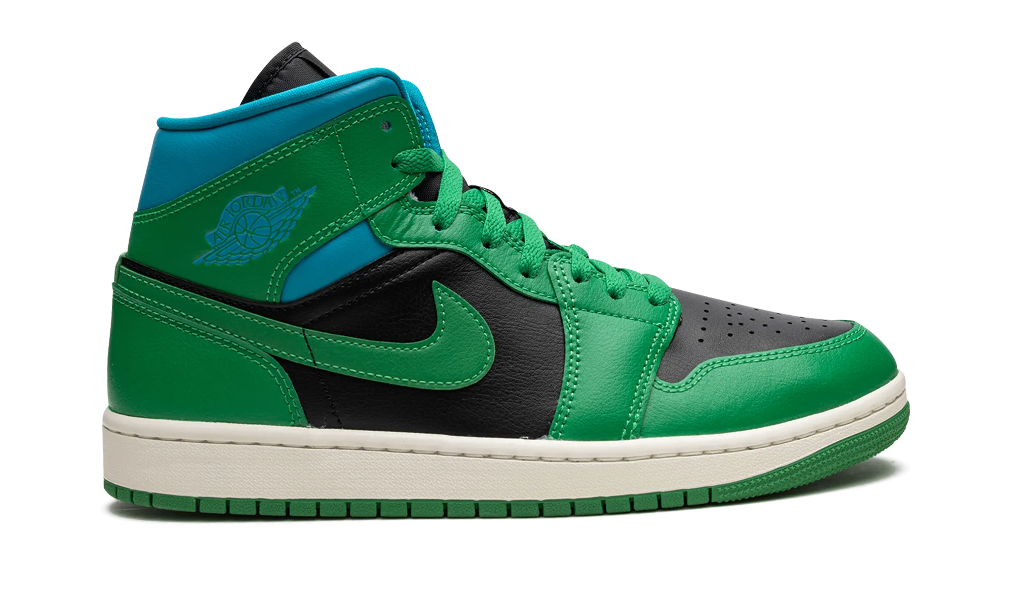AIR JORDAN 1 MID WMNS "Lucky Green Aquatone" jordan classic womens shoes