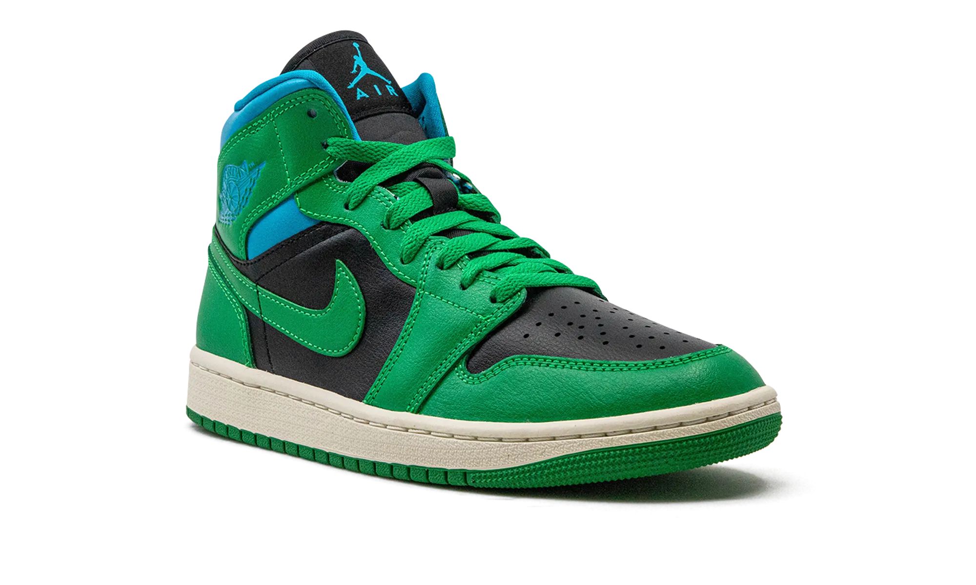 AIR JORDAN 1 MID WMNS "Lucky Green Aquatone" jordan classic womens shoes