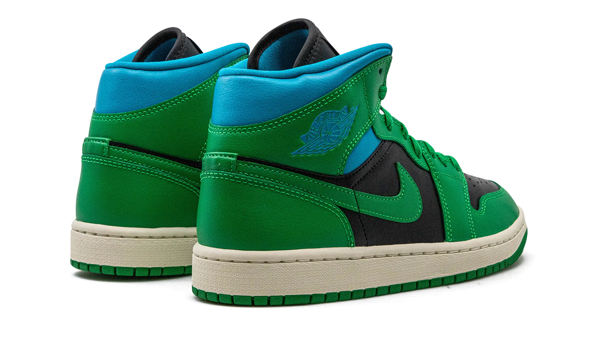 AIR JORDAN 1 MID WMNS "Lucky Green Aquatone" jordan classic womens shoes