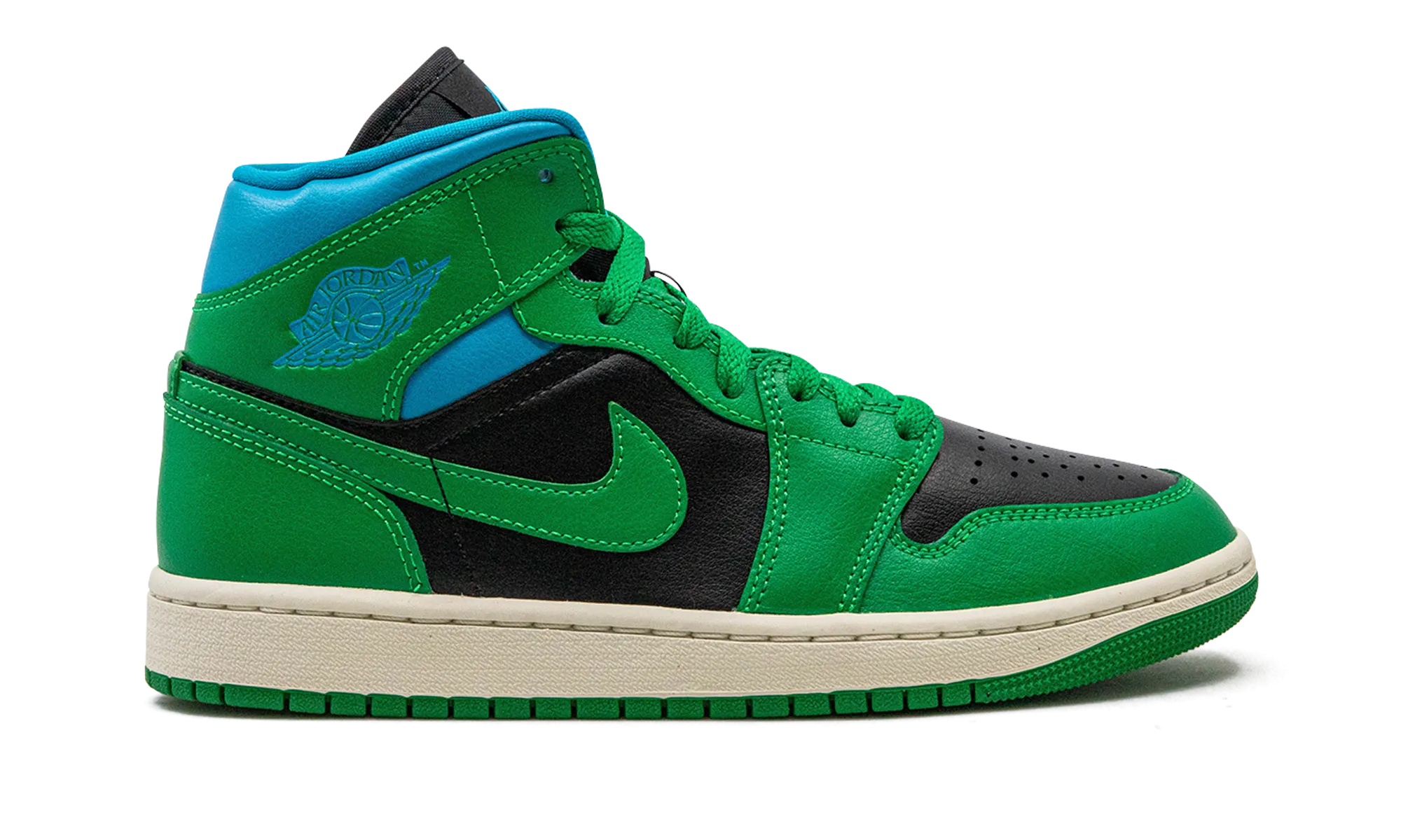 AIR JORDAN 1 MID WMNS "Lucky Green Aquatone" jordan classic womens shoes