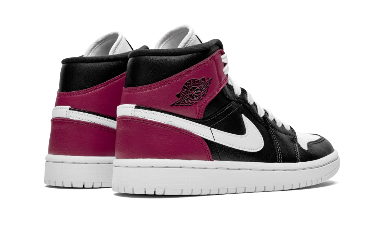 AIR JORDAN 1 MID WMNS "Noble Red" jordan womens sporty sneakers