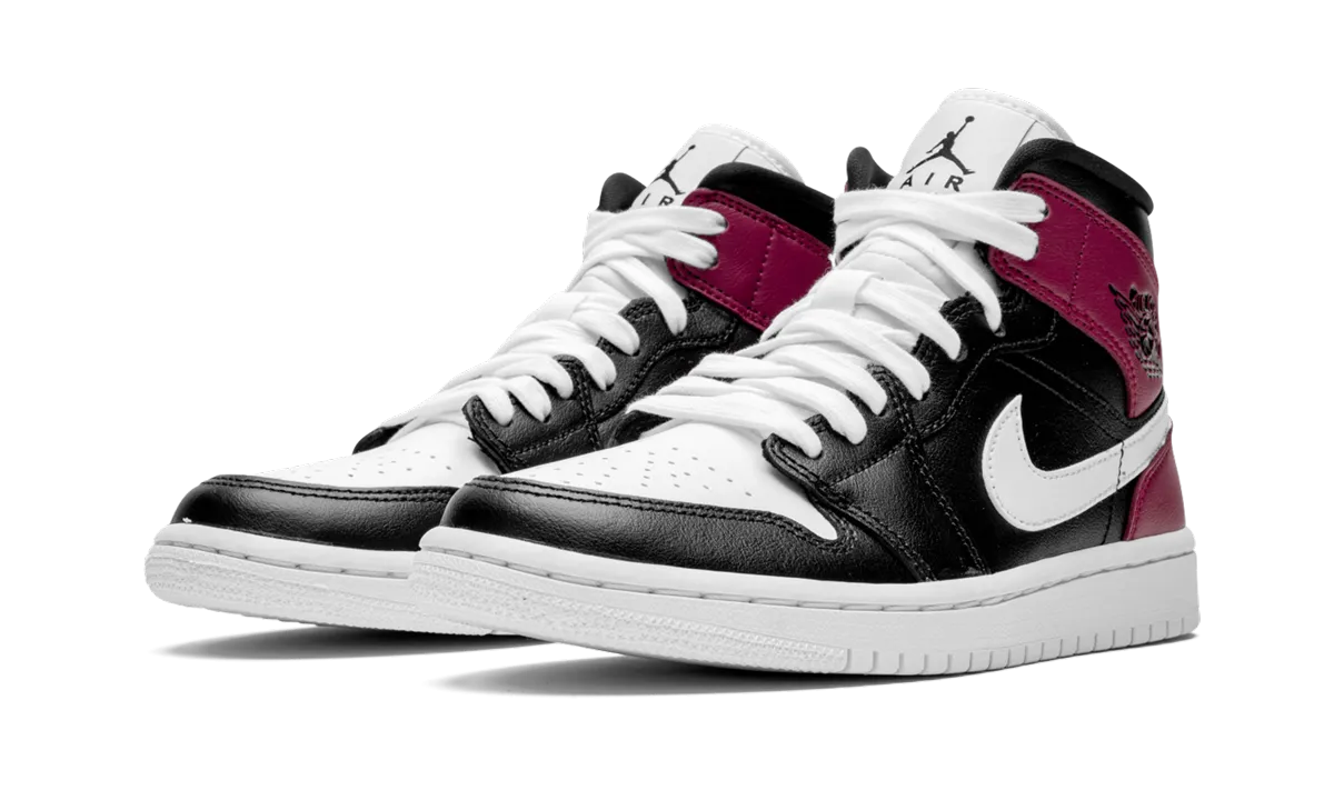 AIR JORDAN 1 MID WMNS "Noble Red" jordan womens sporty sneakers