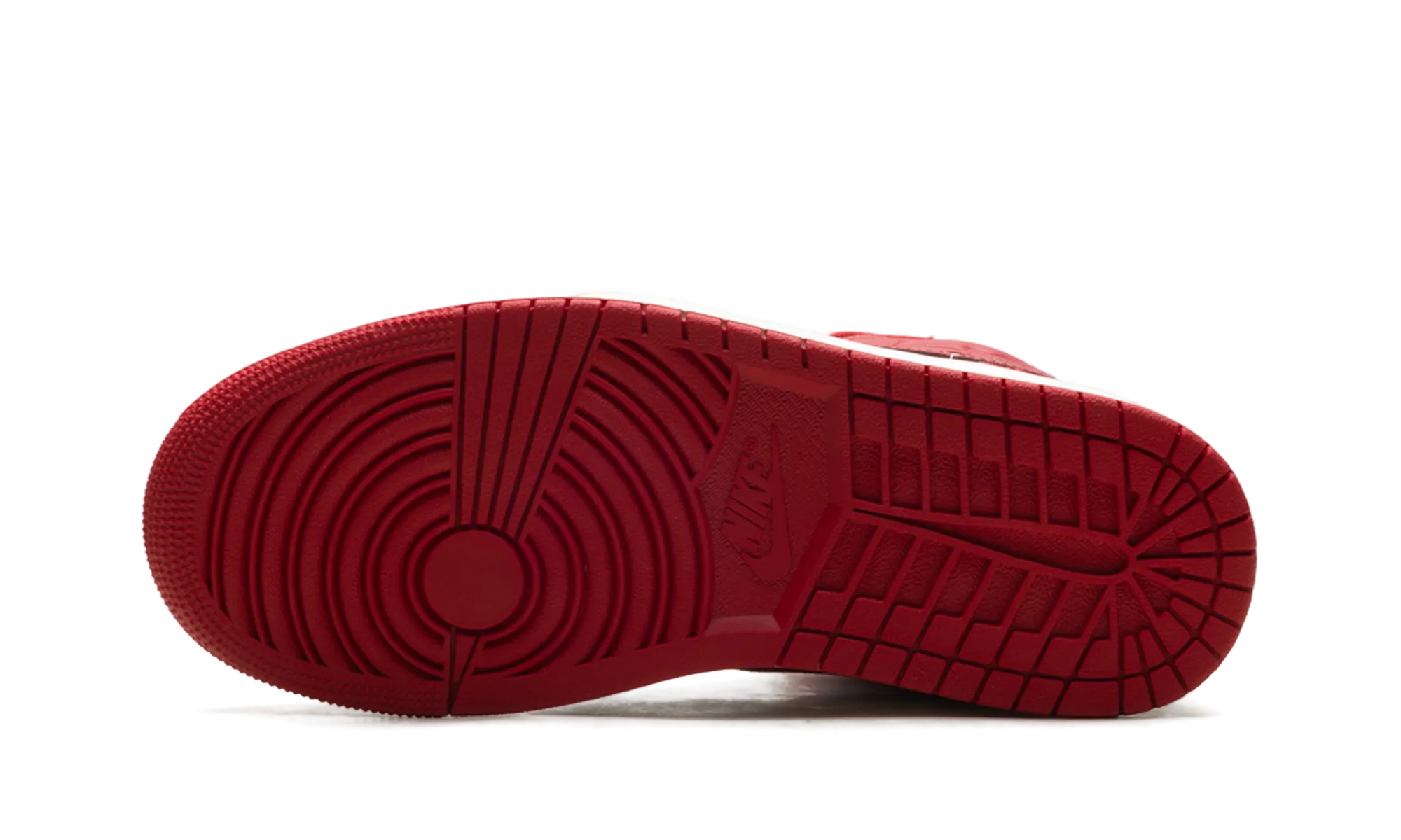 Air Jordan 1 Mid WMNS "Red Cracked Leather" jordan classic womens shoes