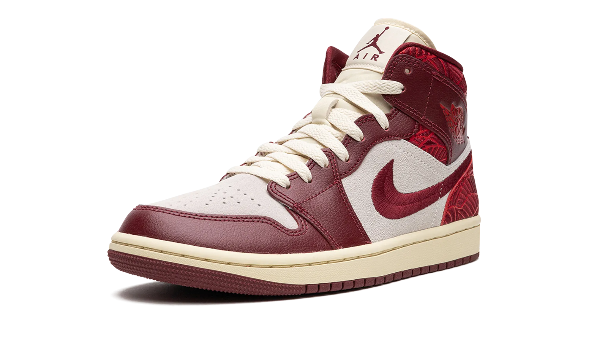 AIR JORDAN 1 MID WMNS "Tiki Leaf" jordan classic womens shoes