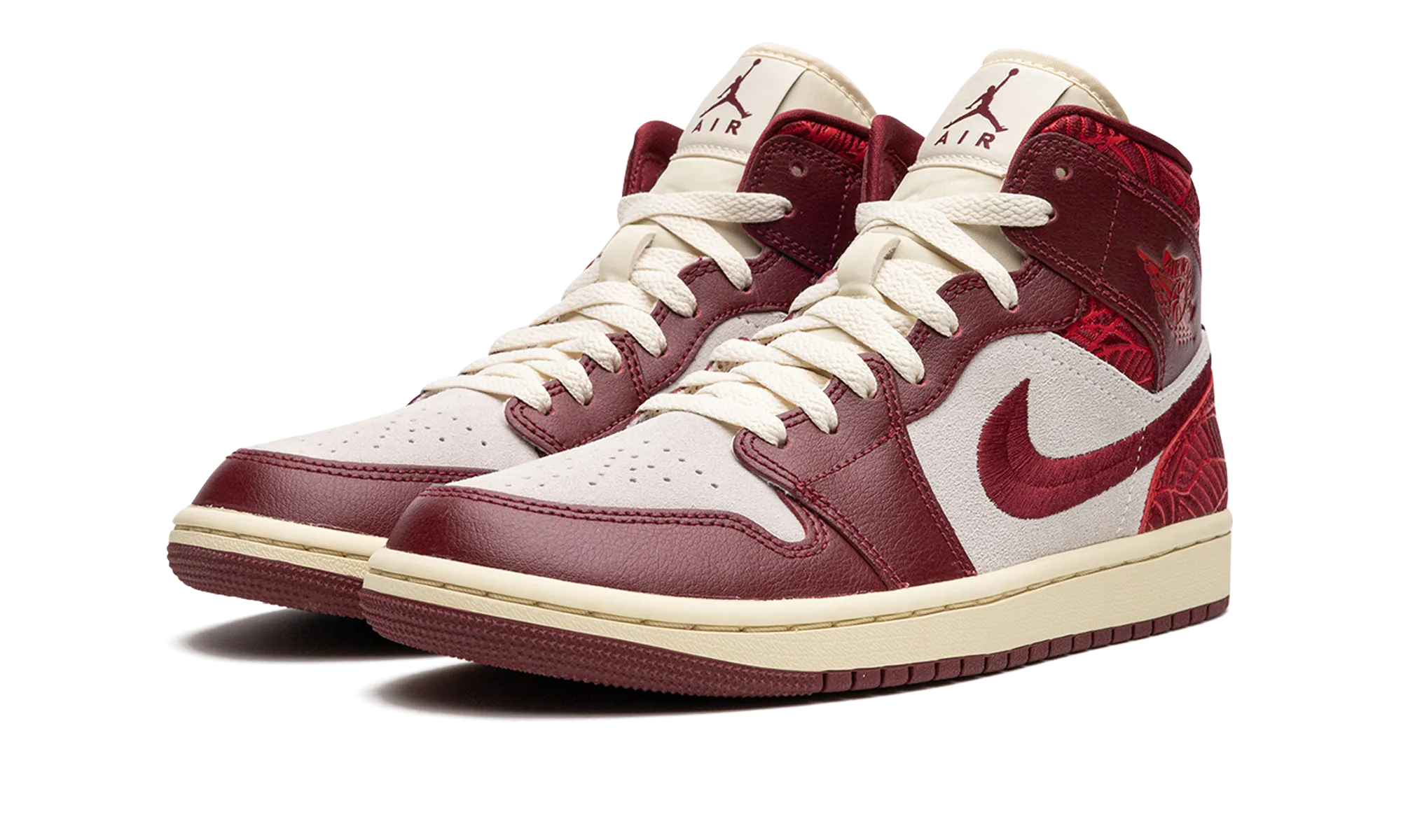 AIR JORDAN 1 MID WMNS "Tiki Leaf" jordan classic womens shoes