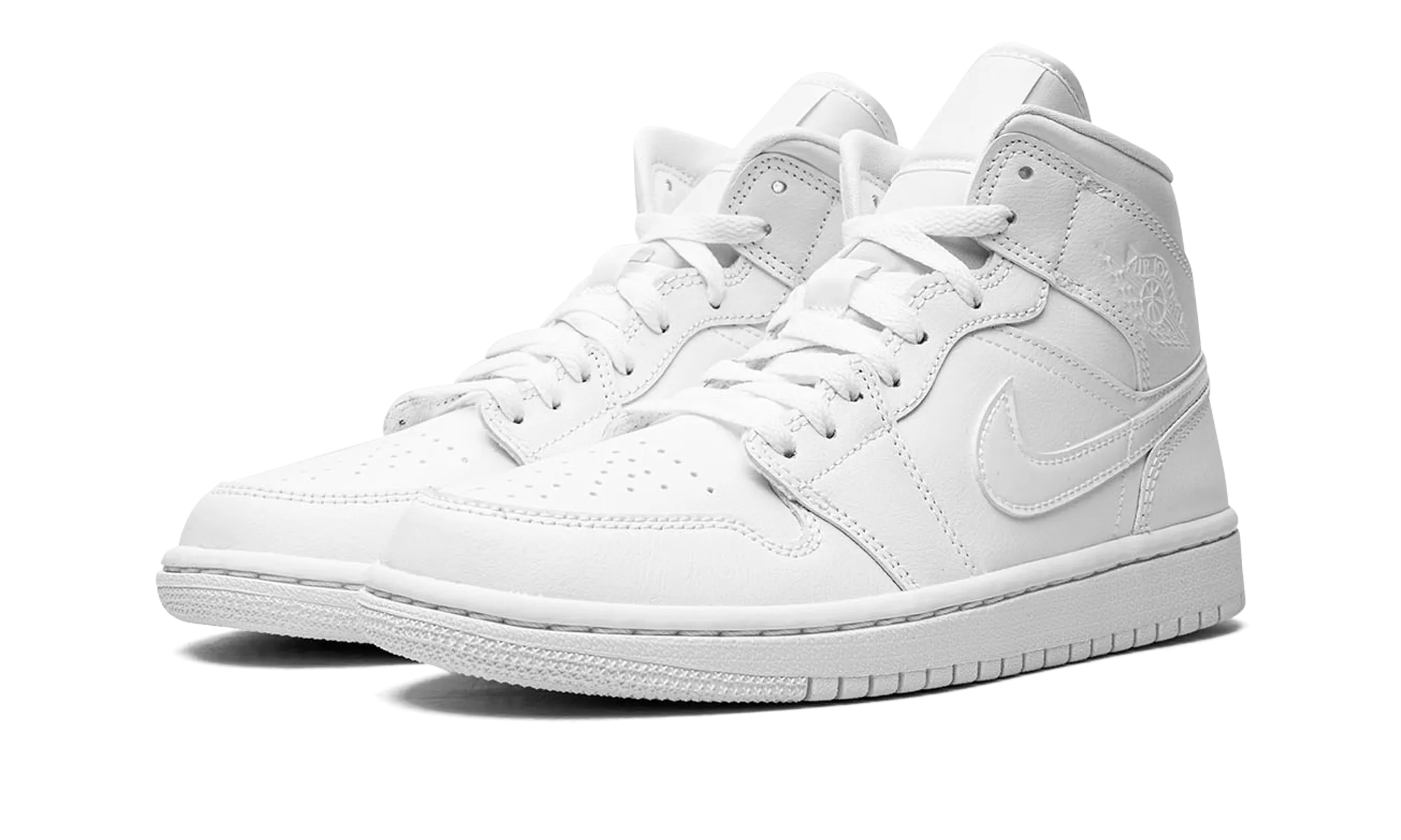 AIR JORDAN 1 MID WMNS "Triple White 2022" jordan classic womens shoes
