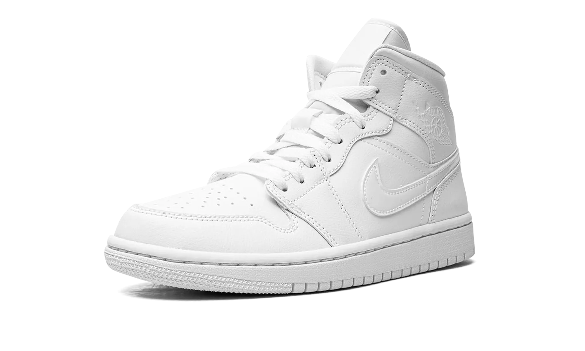 AIR JORDAN 1 MID WMNS "Triple White 2022" jordan classic womens shoes