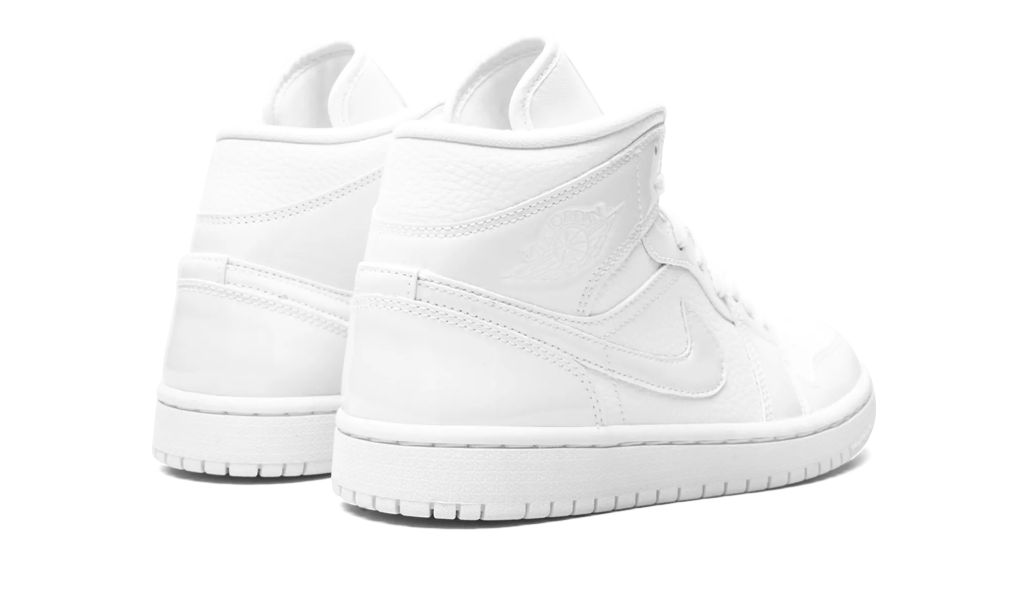 AIR JORDAN 1 MID WMNS "Triple White" jordan classic womens shoes