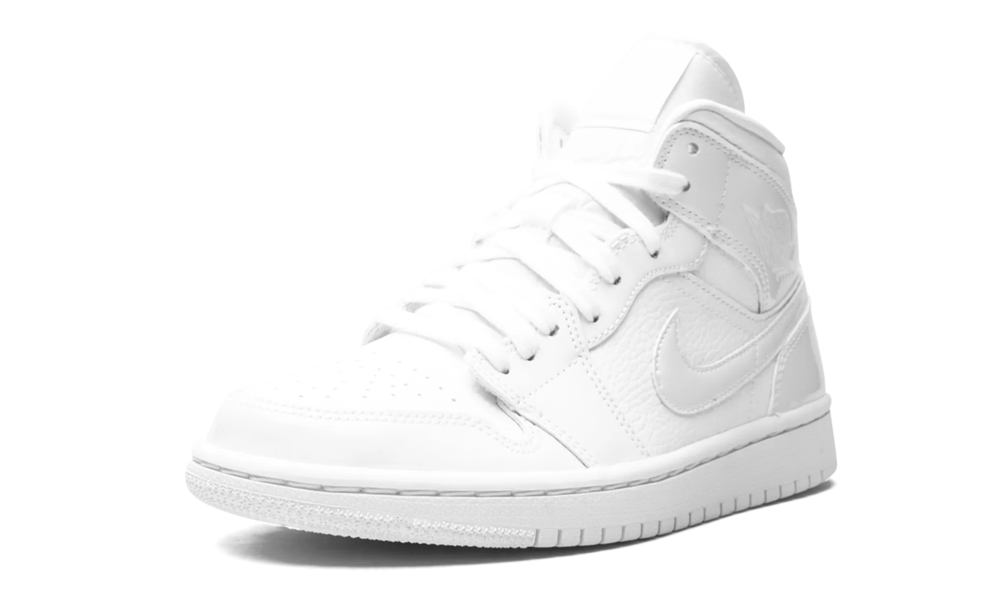 AIR JORDAN 1 MID WMNS "Triple White" jordan classic womens shoes