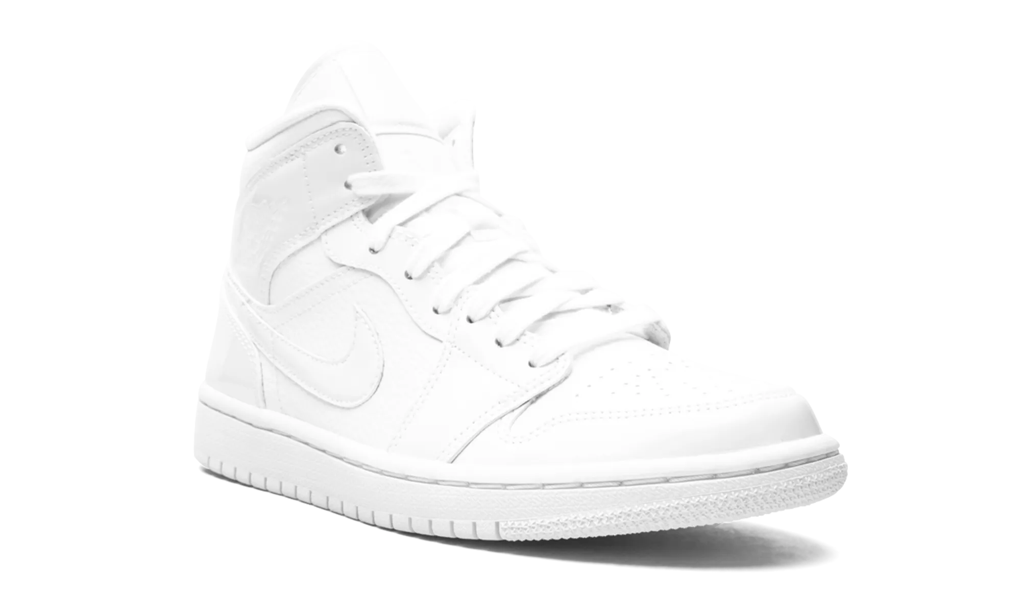 AIR JORDAN 1 MID WMNS "Triple White" jordan classic womens shoes