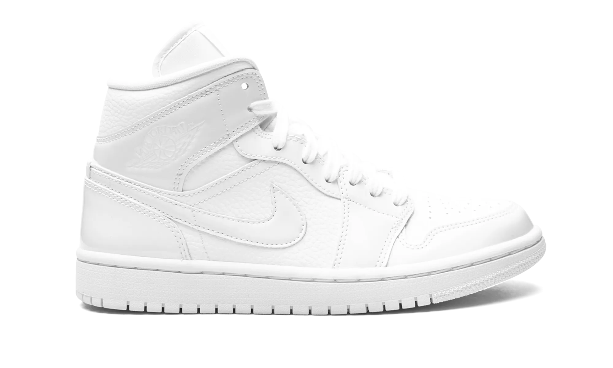 AIR JORDAN 1 MID WMNS "Triple White" jordan classic womens shoes