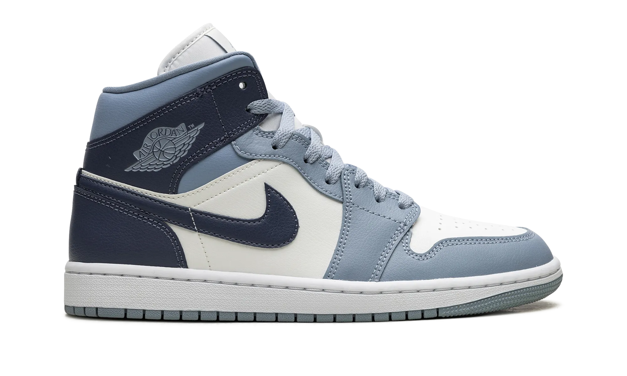AIR JORDAN 1 MID WMNS "Two-Tone Blue" jordan womens sporty sneakers