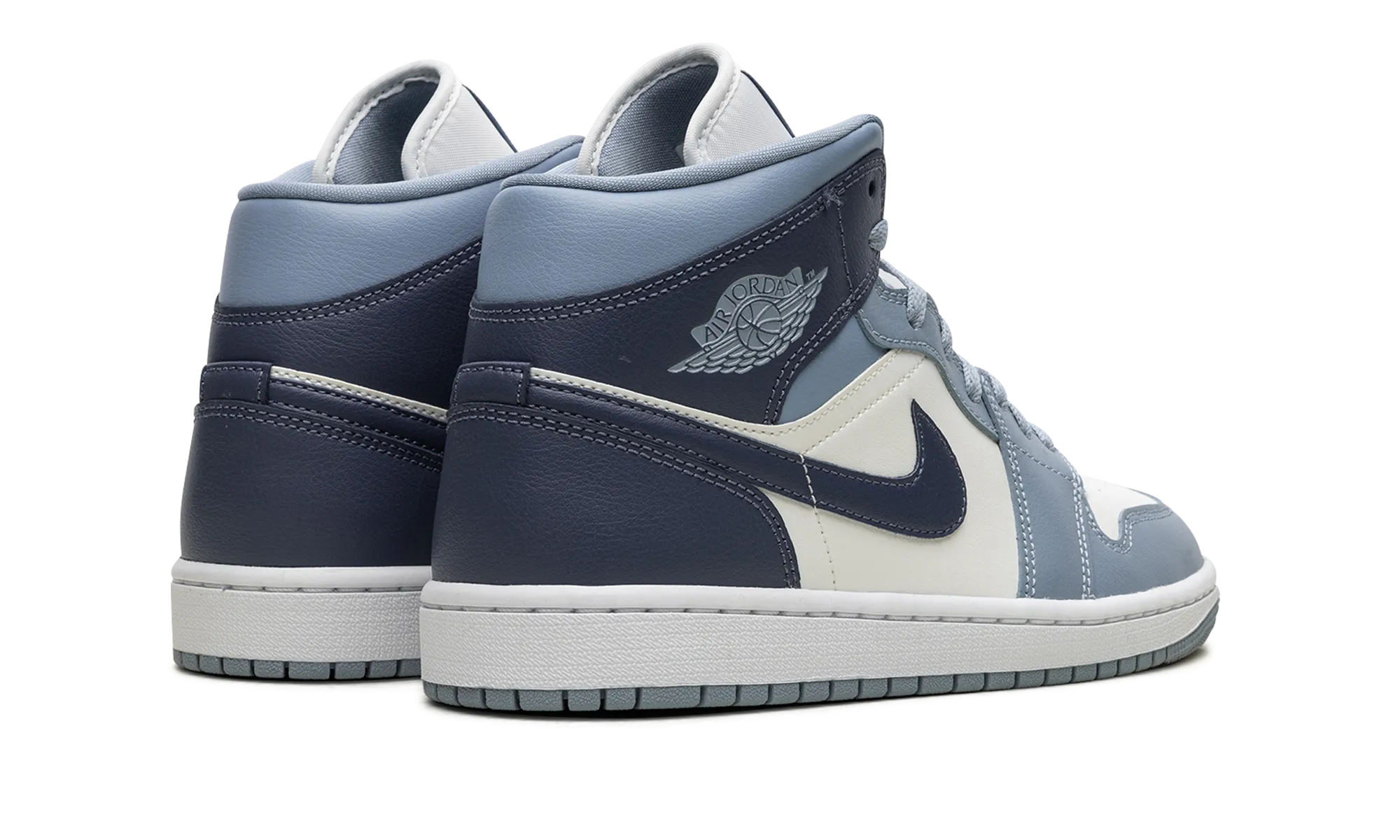 AIR JORDAN 1 MID WMNS "Two-Tone Blue" jordan womens sporty sneakers