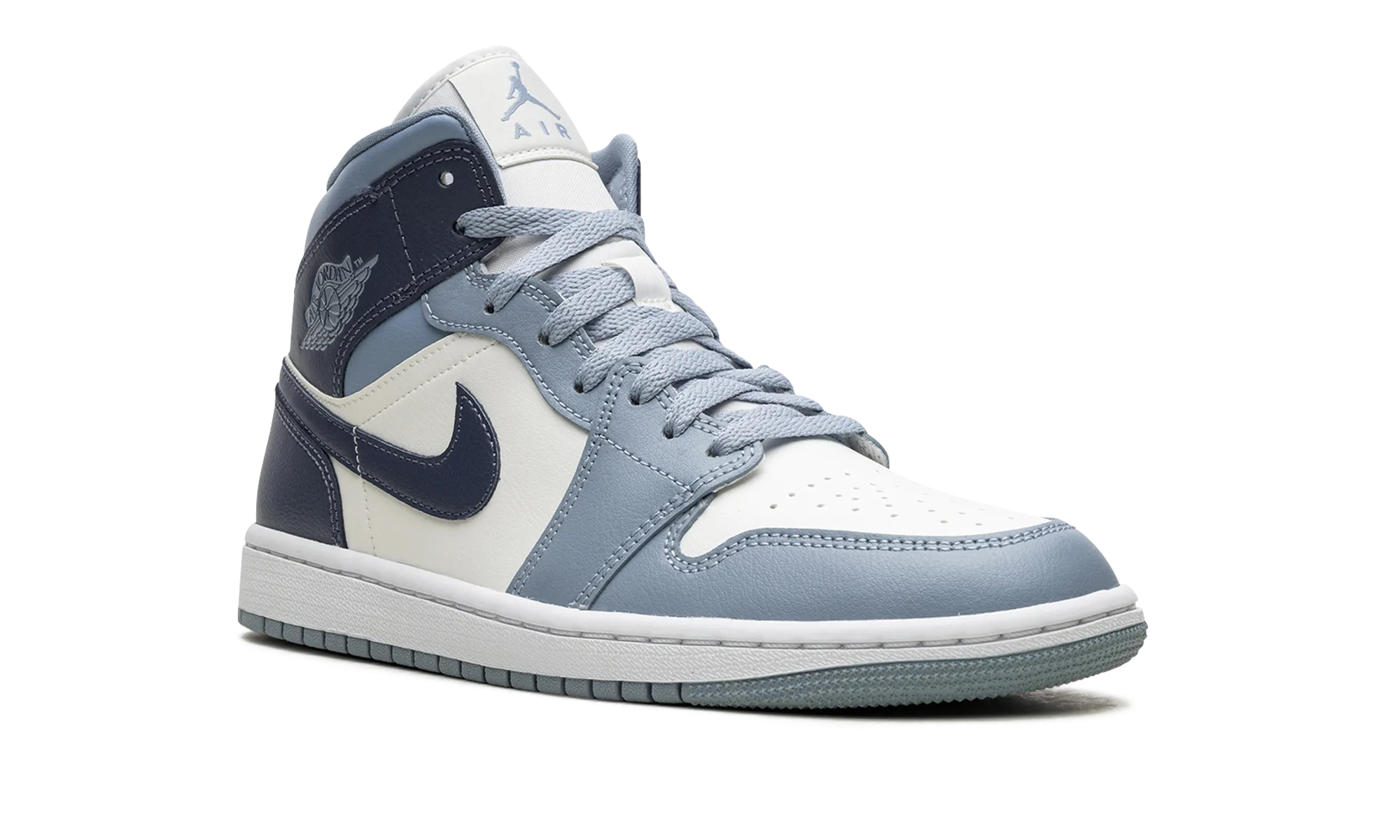 AIR JORDAN 1 MID WMNS "Two-Tone Blue" jordan womens sporty sneakers