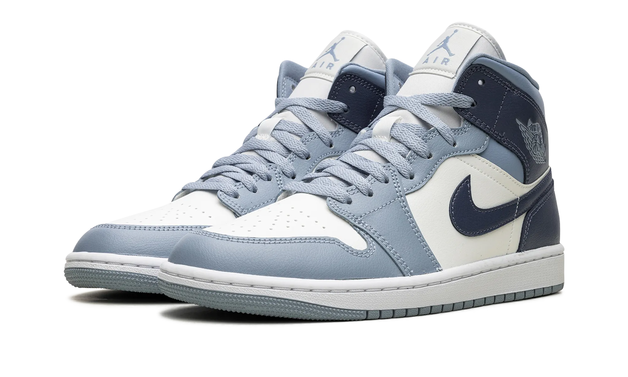 AIR JORDAN 1 MID WMNS "Two-Tone Blue" jordan womens sporty sneakers