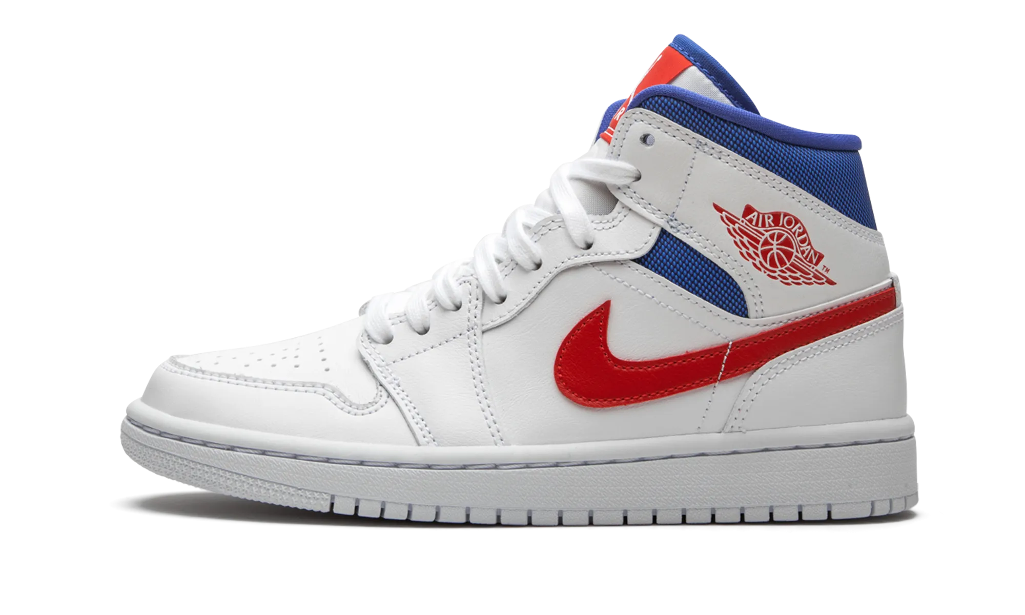 AIR JORDAN 1 MID WMNS "USA" jordan classic womens shoes