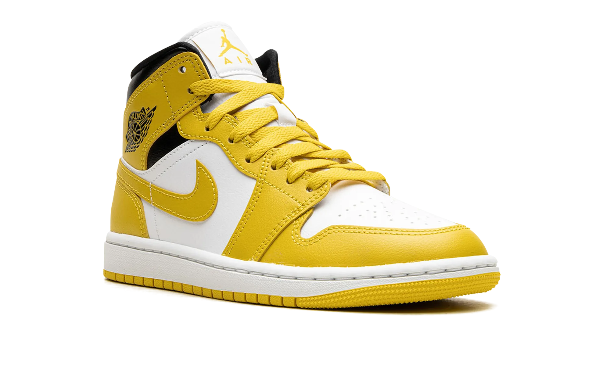 Air Jordan 1 Mid WMNS "VIVID SULFUR" jordan classic womens shoes