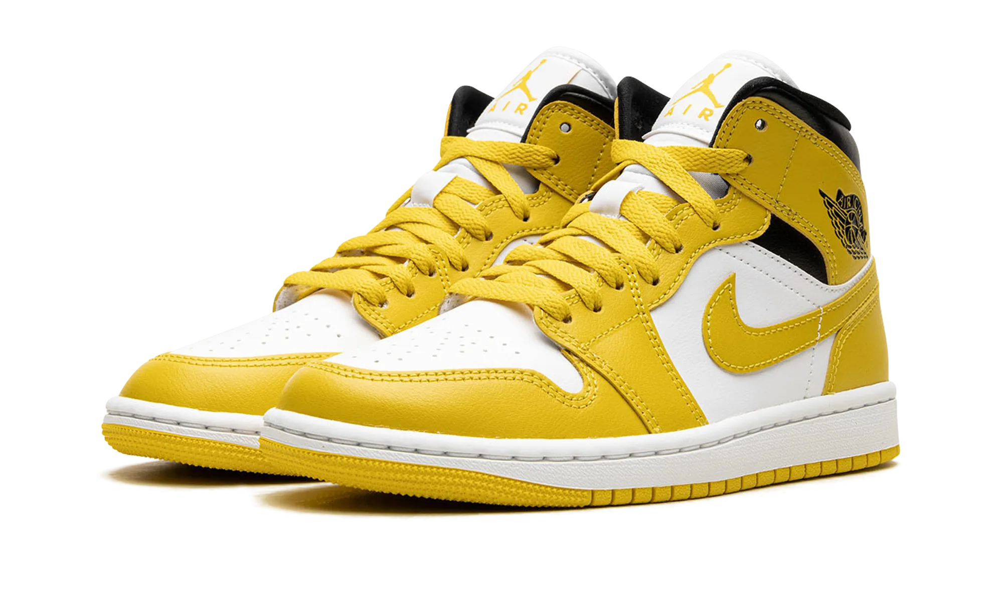 Air Jordan 1 Mid WMNS "VIVID SULFUR" jordan classic womens shoes