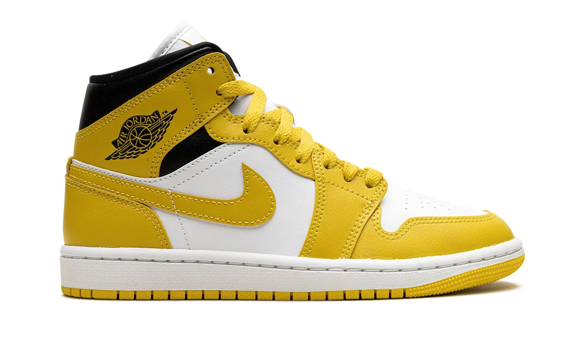 Air Jordan 1 Mid WMNS "VIVID SULFUR" jordan classic womens shoes