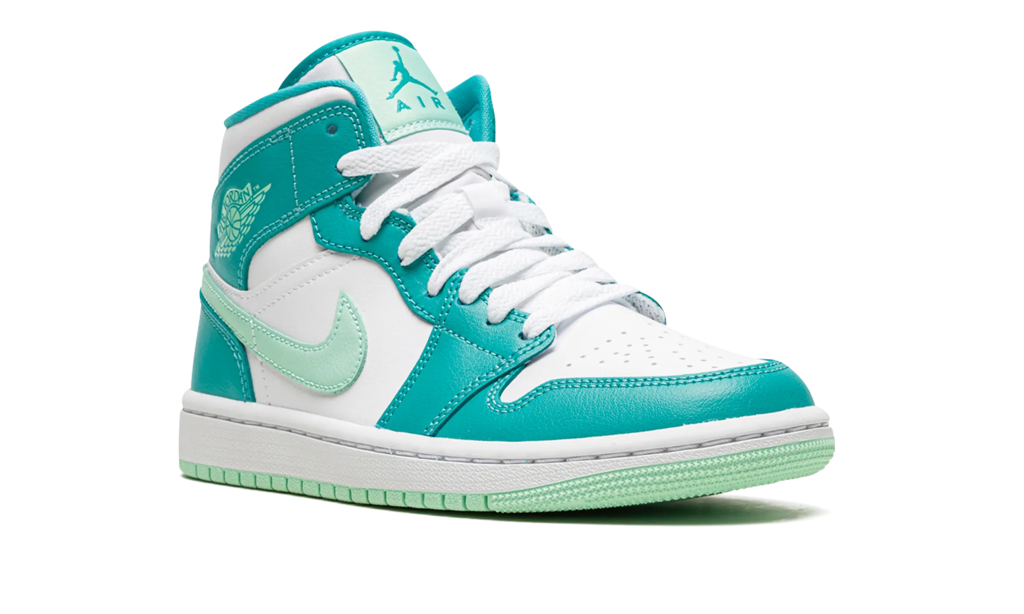 AIR JORDAN 1 MID WMNS "Washed Teal" jordan classic womens shoes