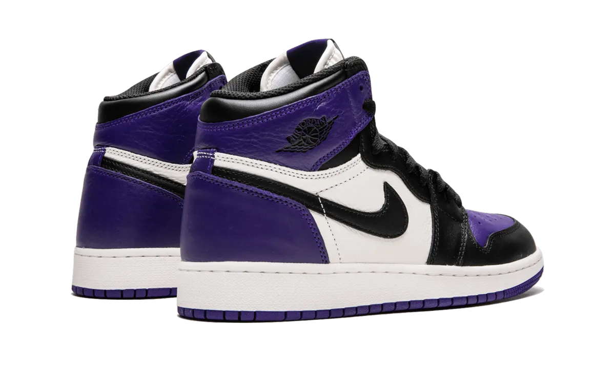 Air Jordan 1 Retro GS "Court Purple" jordan grade school sneakers