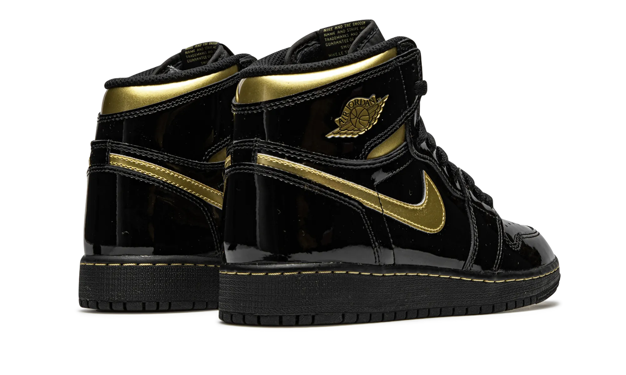Air Jordan 1 Retro High OG GS "Black Metallic Gold" jordan preschool kids shoes