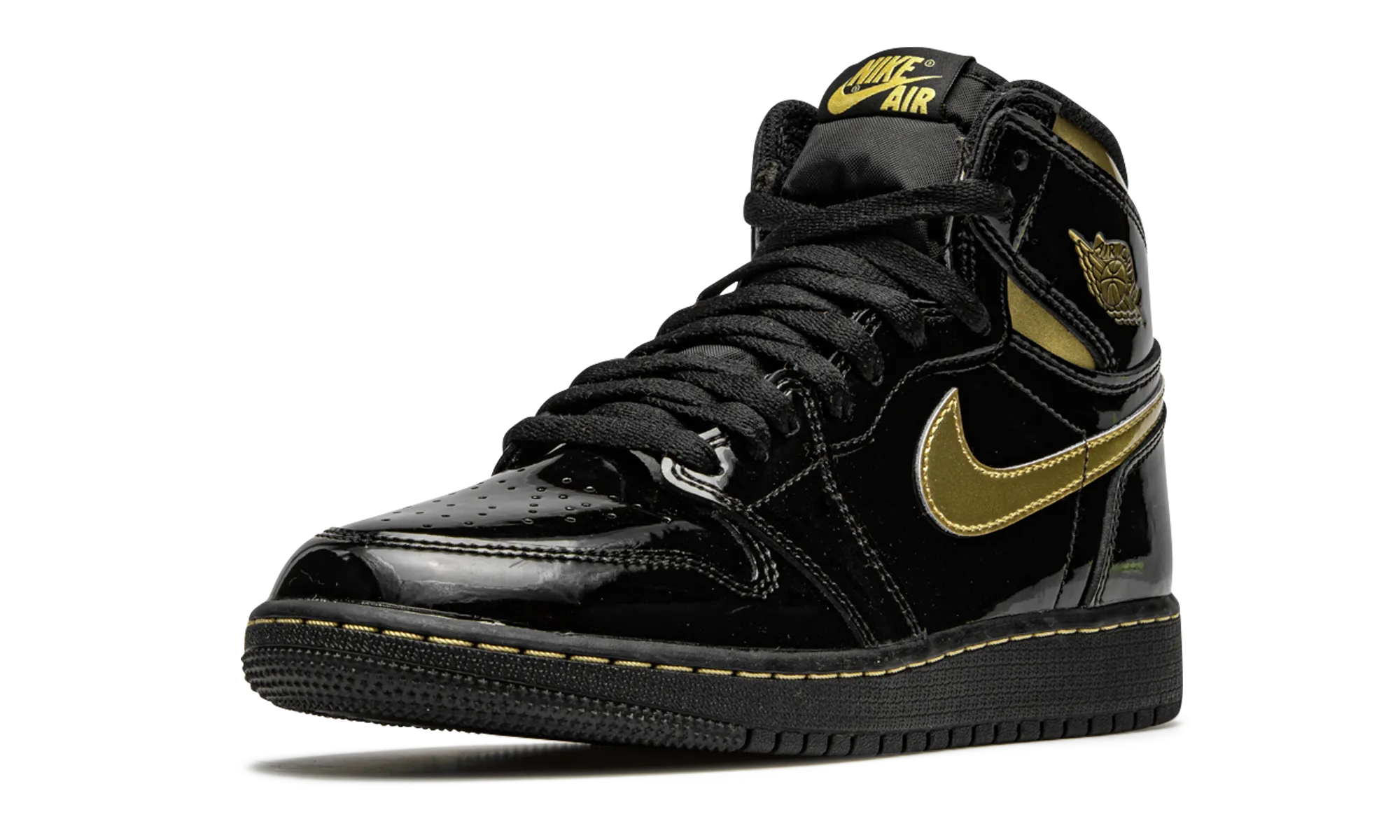 Air Jordan 1 Retro High OG GS "Black Metallic Gold" jordan preschool kids shoes