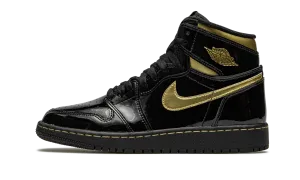 Air Jordan 1 Retro High OG GS "Black Metallic Gold" Jordan Pre School shoes