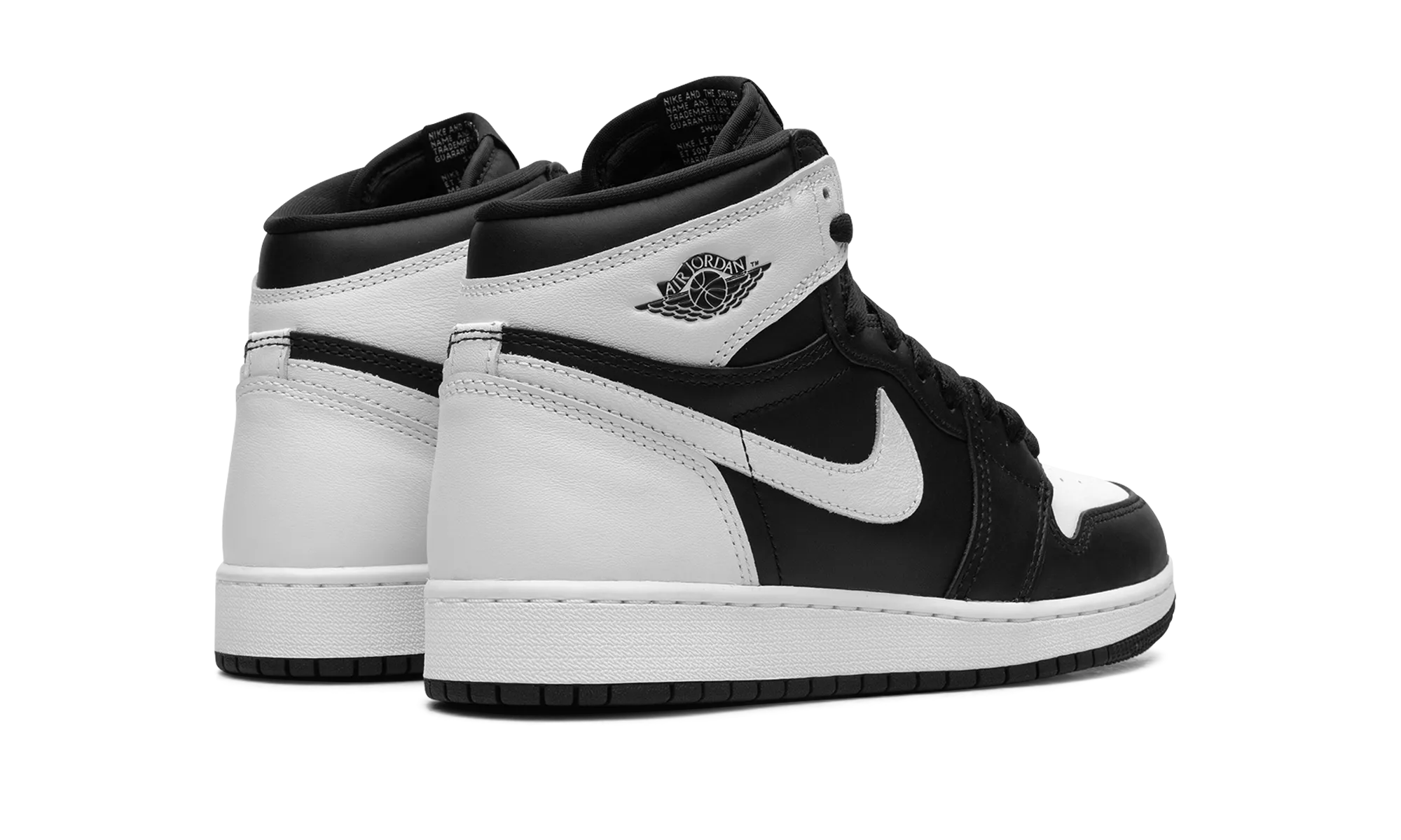 Air Jordan 1 Retro High OG GS "BLACK/WHITE/WHITE" jordan school kids shoes